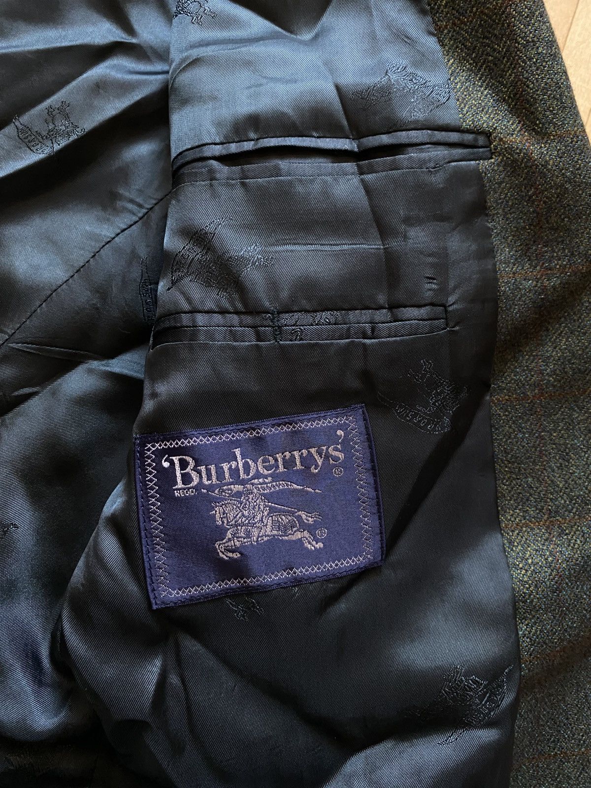 Burberry Vintage blazers Burberrys burberry Hirmer monogram 90s Size 50L - 5 Thumbnail