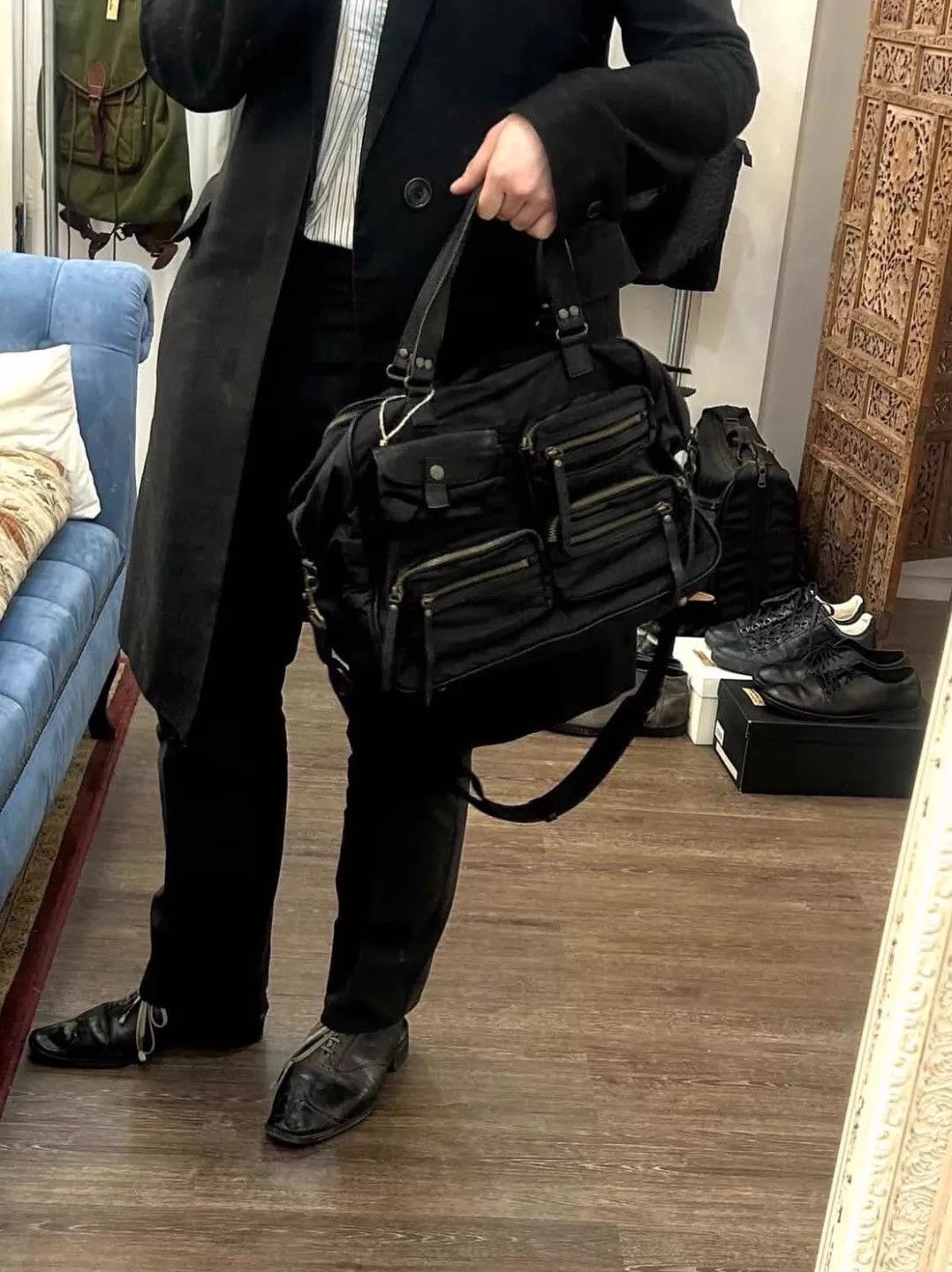 Yohji Yamamoto Yohji Yamamoto 2-way Tote/Shoulder Bag 40x20 Size ONE SIZE - 4 Thumbnail