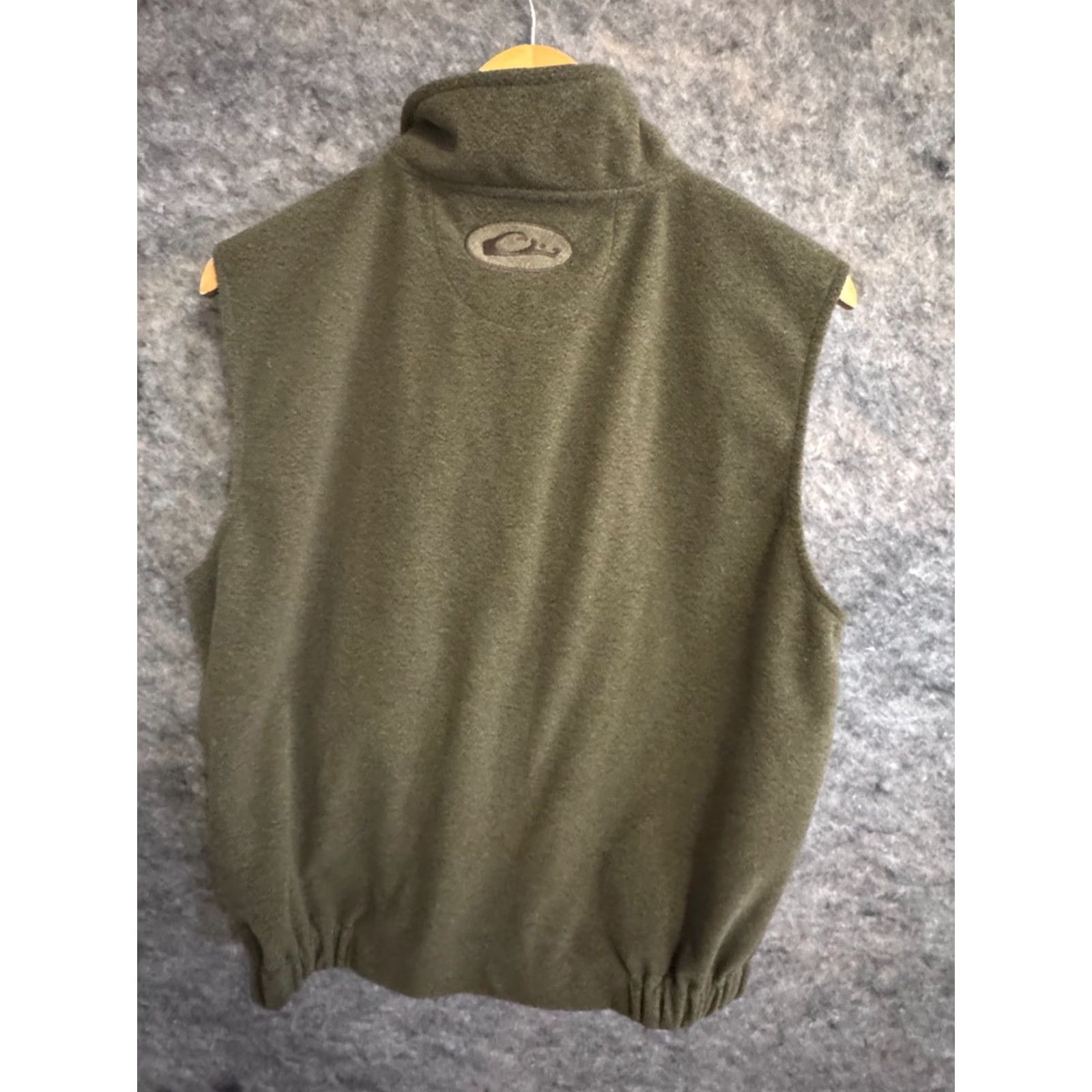 Vintage Drake Vest Men’s M Outer Polyester Fleece Full Zip Stand-Up Collar Brown Logo Outdoor Hunting Size US M / EU 48-50 / 2 - 4 Thumbnail