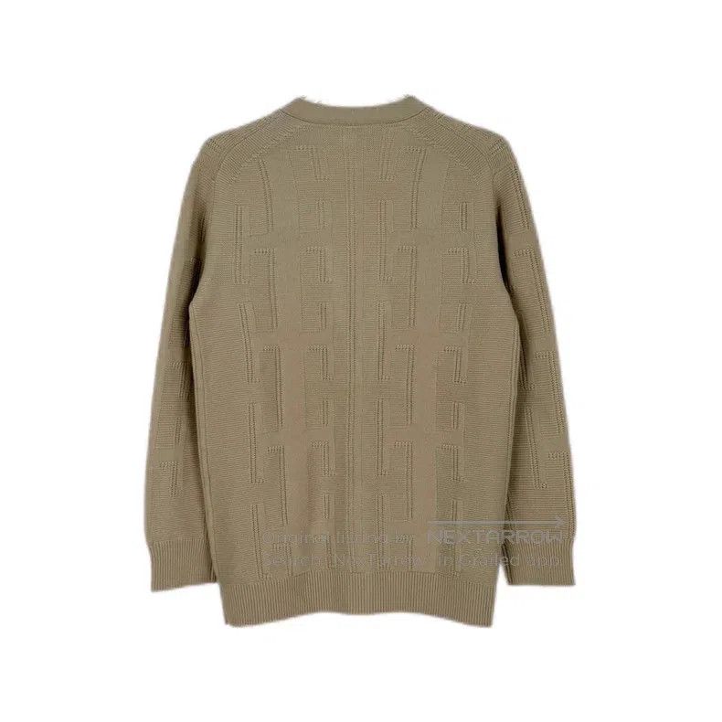 Hermes Hermes Khaki Full H Wool Cardigan Size XS / US 0-2 / IT 36-38 - 2 Thumbnail