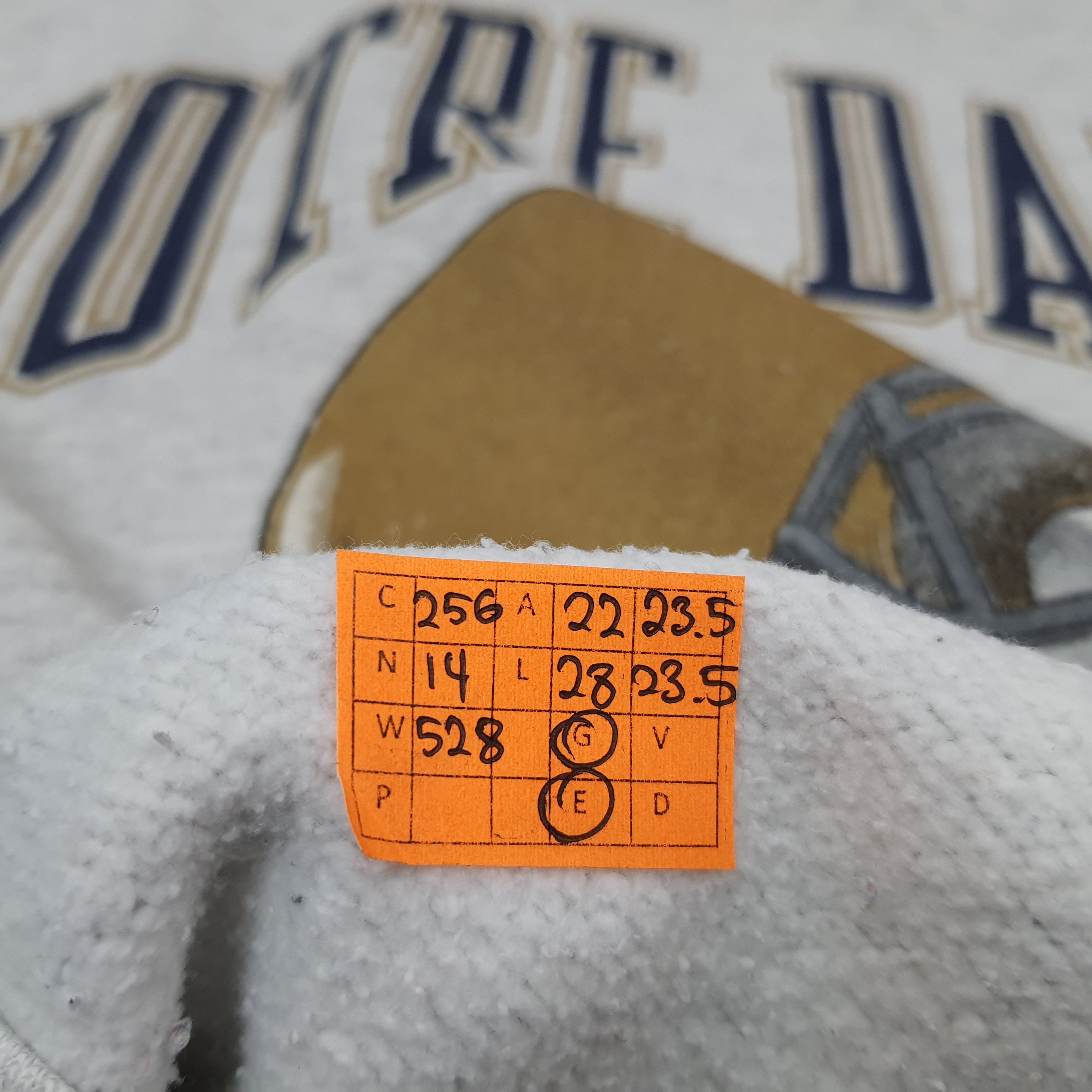 Galt Crew Vintage Notre Dame America Football NFL Sweatshirt C256N14 Size US M / EU 48-50 / 2 - 8 Thumbnail
