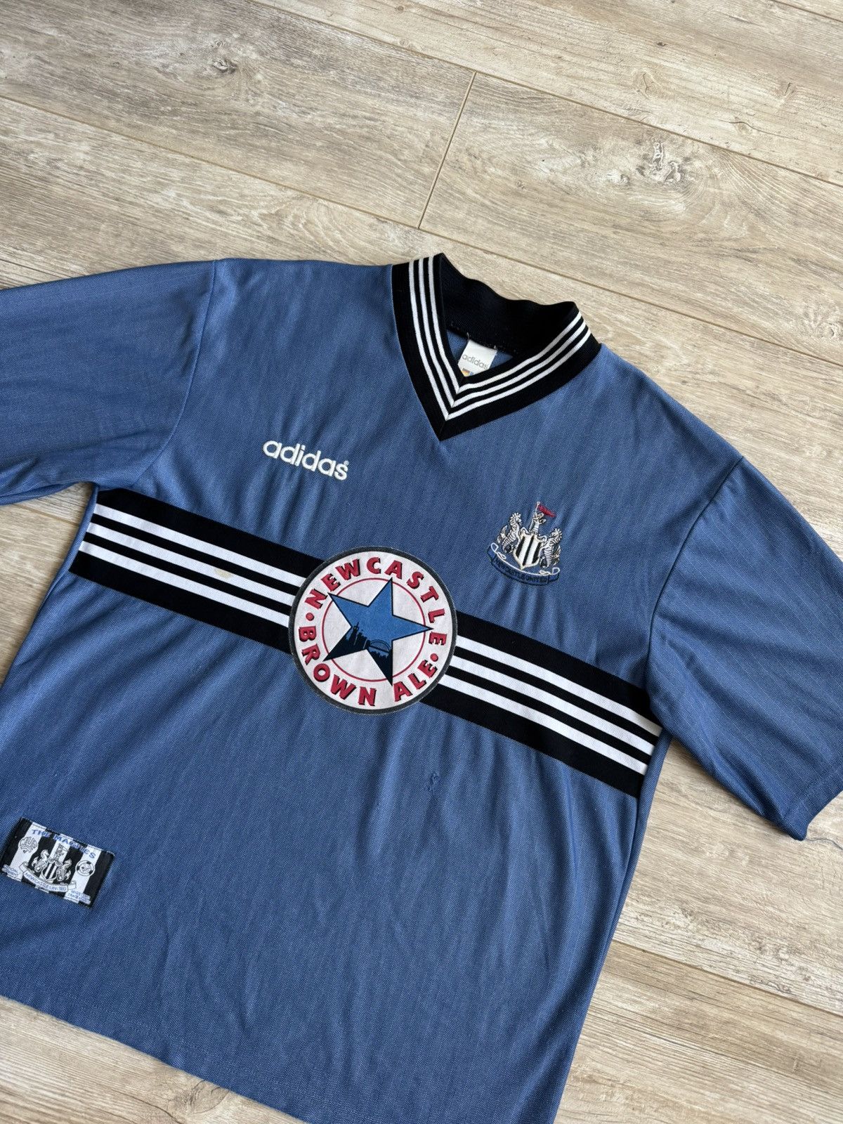 Adidas Vintage 1996-97 Adidas Newcastle United Shearer 9 Jersey Size US L / EU 52-54 / 3 - 5 Thumbnail