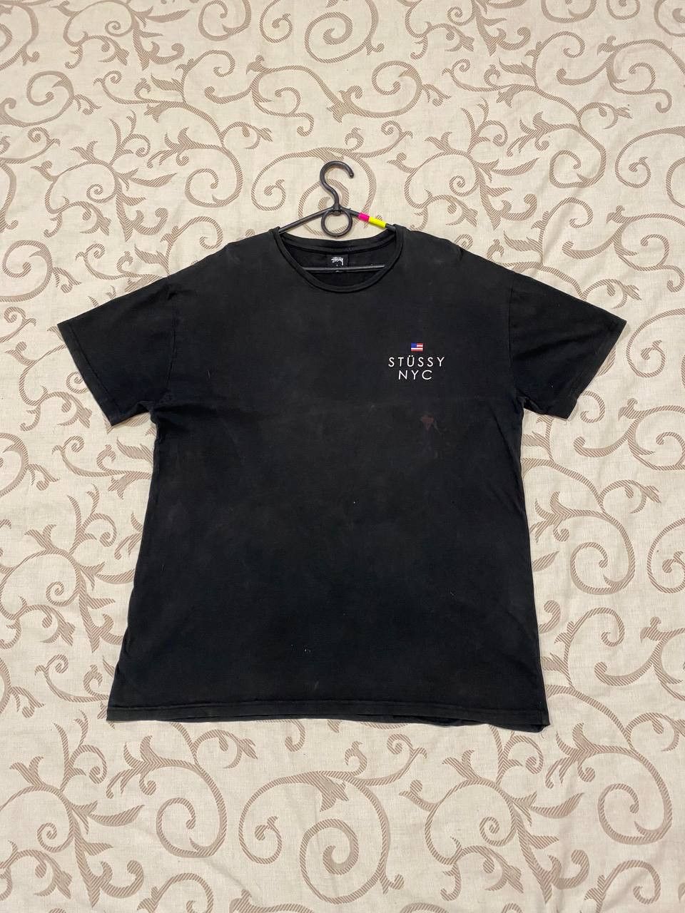 Stussy Stüssy NYC “1980 Worldwide Respect” Black T-Shirt (Size L) Size US L / EU 52-54 / 3 - 2 Thumbnail