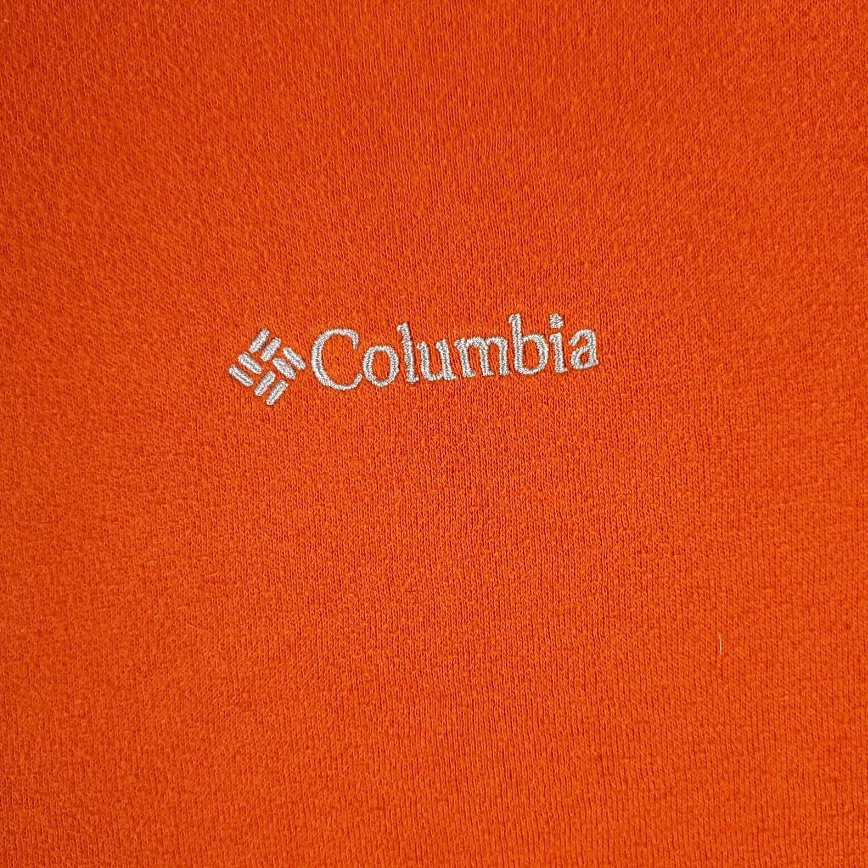 Vintage Columbia Sweater Mens Medium Orange 1/4 Zip Up Pullover Sweatshirt Size US M / EU 48-50 / 2 - 2 Thumbnail