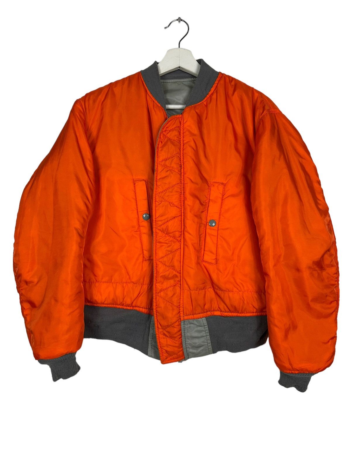 Alpha Industries 🔥 VINTAGE RIOT RIOT AFFA ALPHA MA-1 BOMBER JACKET Size US S / EU 44-46 / 1 - 13 Thumbnail