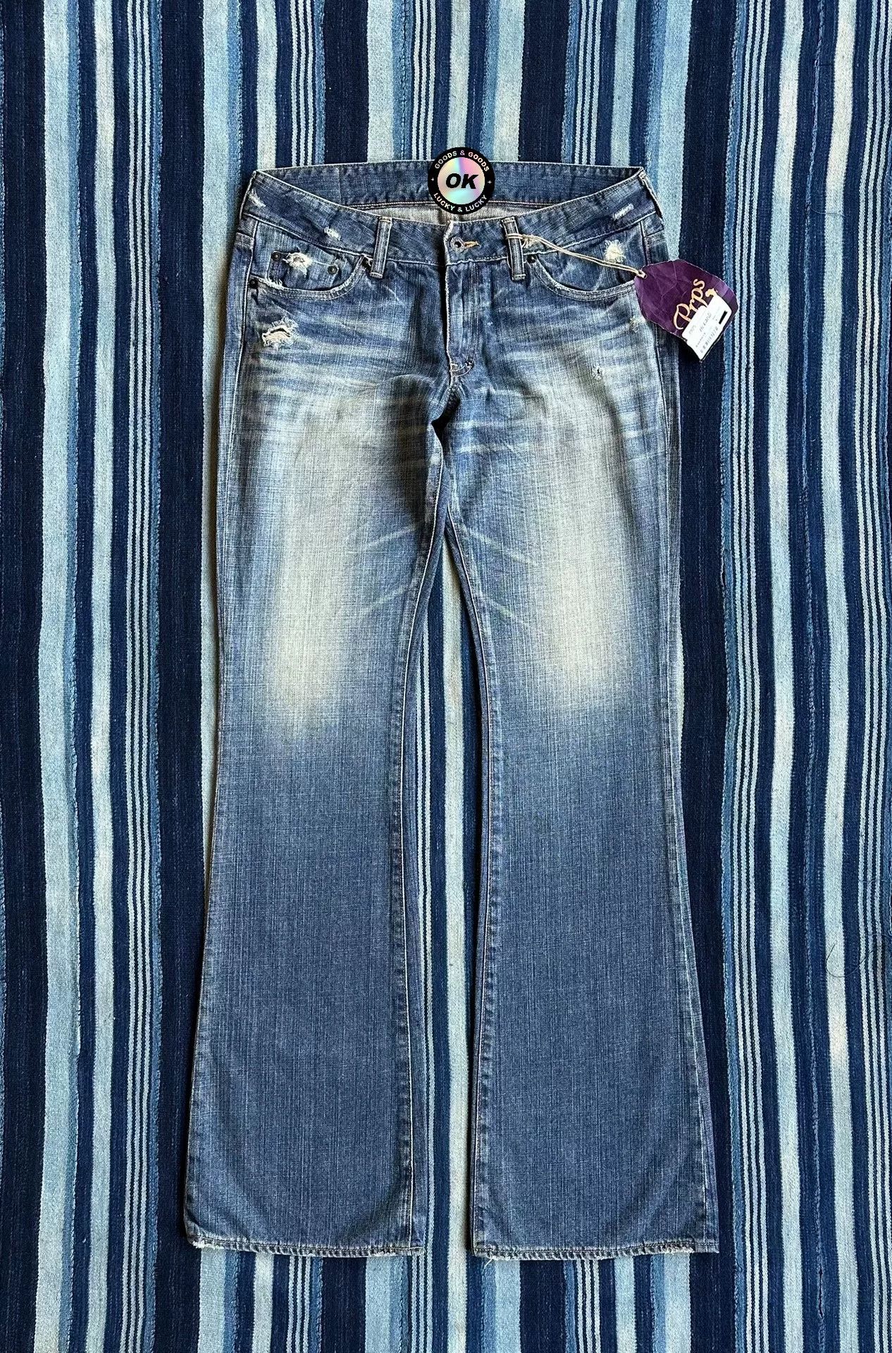 Prps prps daytona boot jeans unisex flared pants Size US 30 / EU 46 - 1 Thumbnail