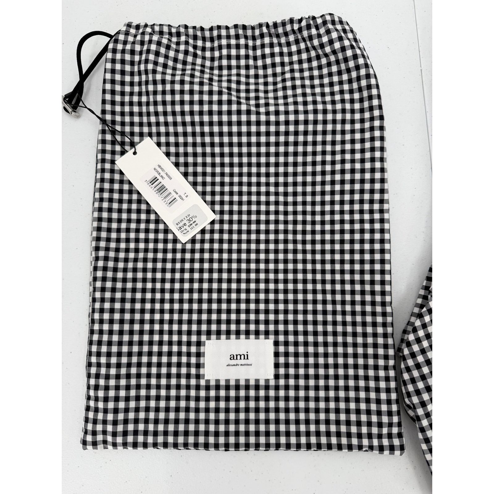 AMI NWT AMI Men's Gingham Small Heart Black/Noir Swim Shorts Size US 29 - 10 Thumbnail