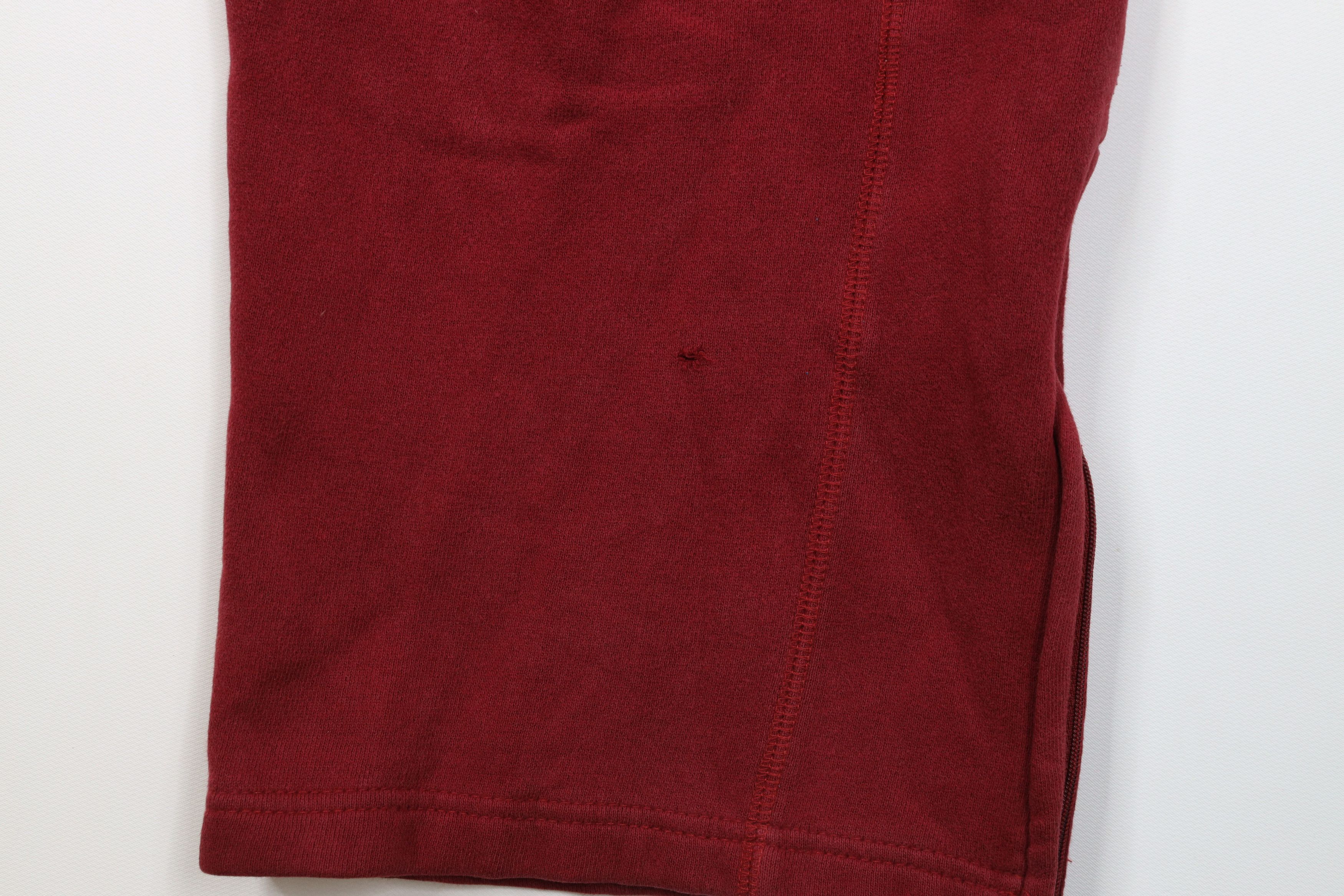 Starter Vintage 90s Y2K Starter Wide Leg Sweatpants Pants Red Size US 34 / EU 50 - 6 Thumbnail