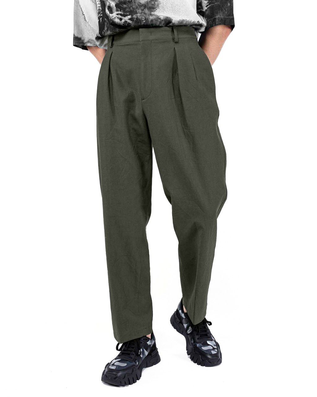Valentino VALENTINO / Pleated Cargo Trousers Size US 36 / EU 52 - 1 Thumbnail