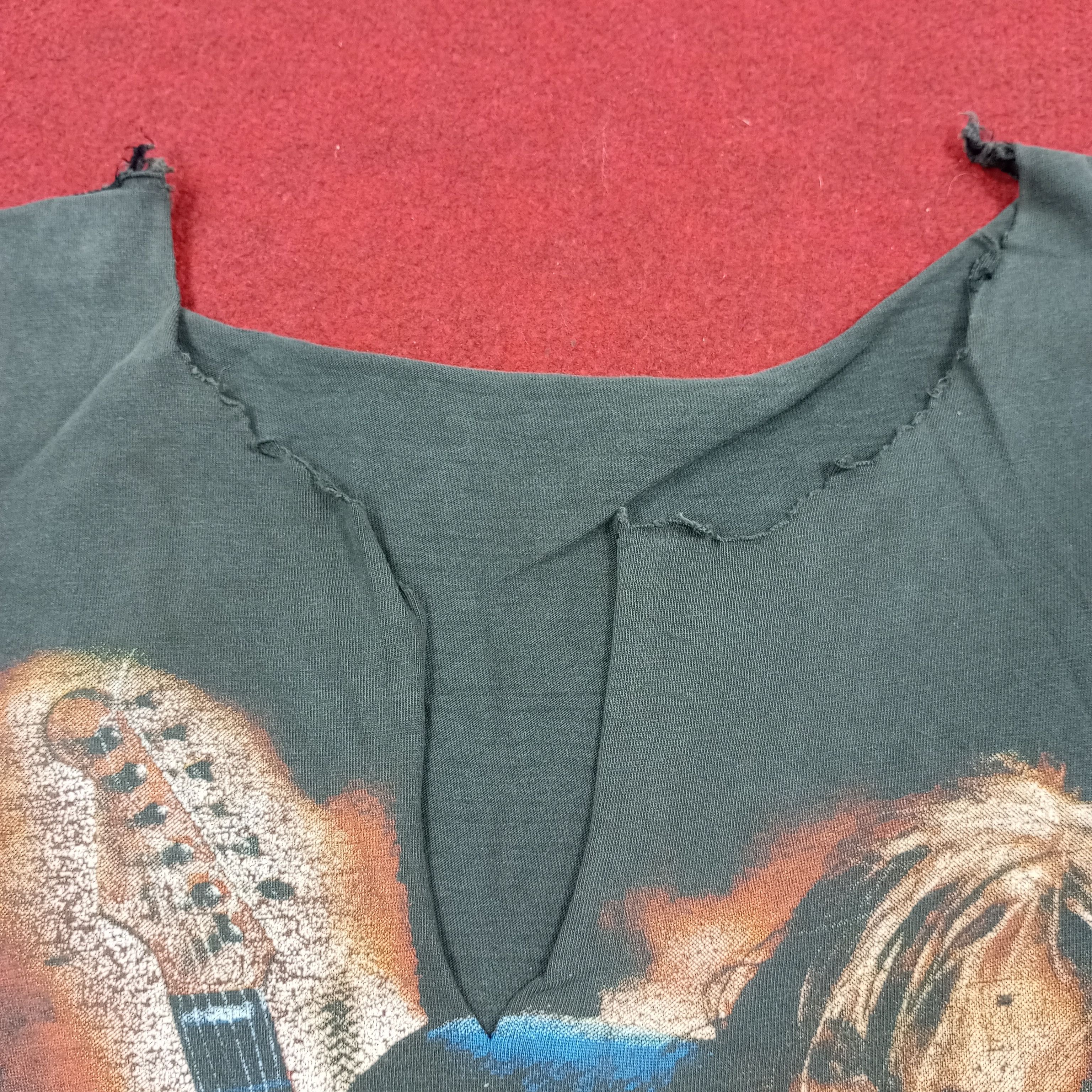 Band Tees Nirvana Band Kurt Cobain Singer Distressed Sleeveless Tshirt Size US L / EU 52-54 / 3 - 7 Thumbnail