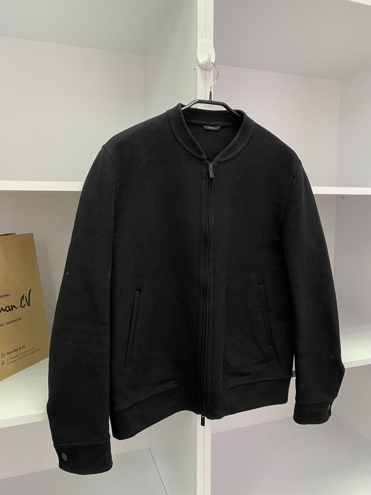 Designer × Fendi × Vintage Vintage Fendi Black Luxury Bomber Jacket Size US M / EU 48-50 / 2 - 6 Thumbnail