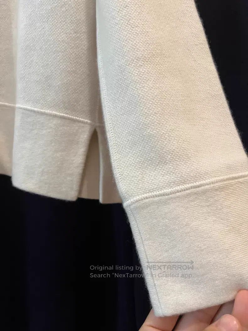 Loro Piana Loro Piana White Cashmere Sweater Size S / US 4 / IT 40 - 4 Thumbnail