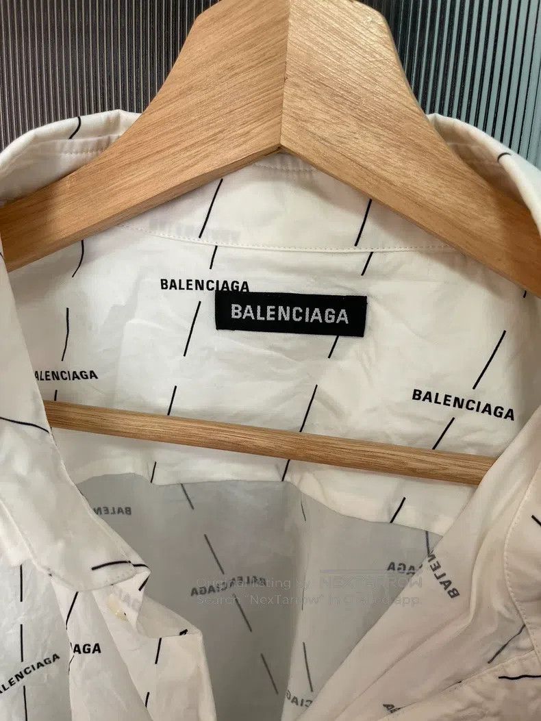 Balenciaga Balenciaga size 43 White Barrage Shirt Size US XL / EU 56 / 4 - 3 Thumbnail