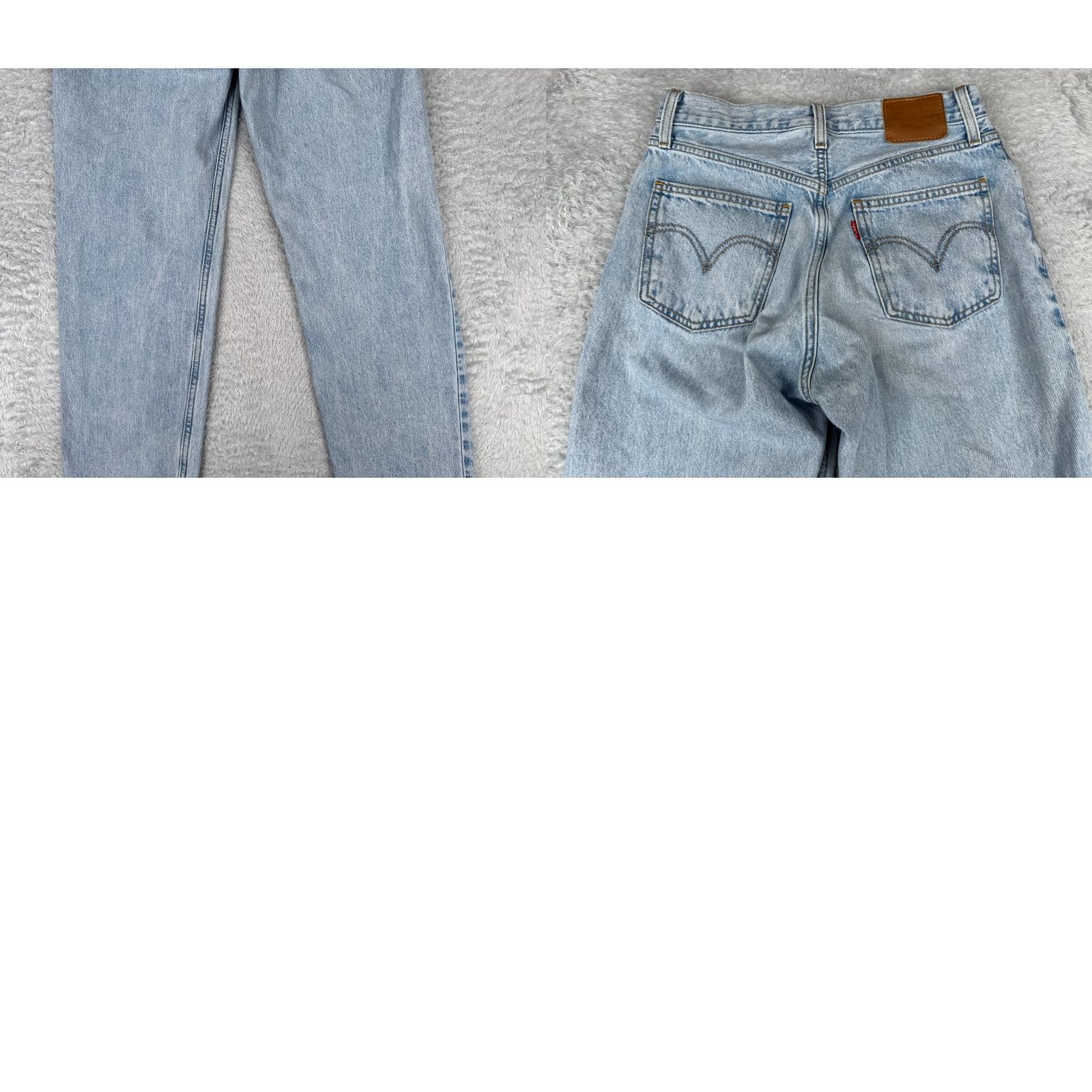 Levi's VINTAGE Levis Jeans Women 25 Blue Denim Big E Mom Jean Light Wash Zip Fly 25x29 Levi's Wedgie Fit Retro Regular Women Size 42" / US 20 - 10 Thumbnail