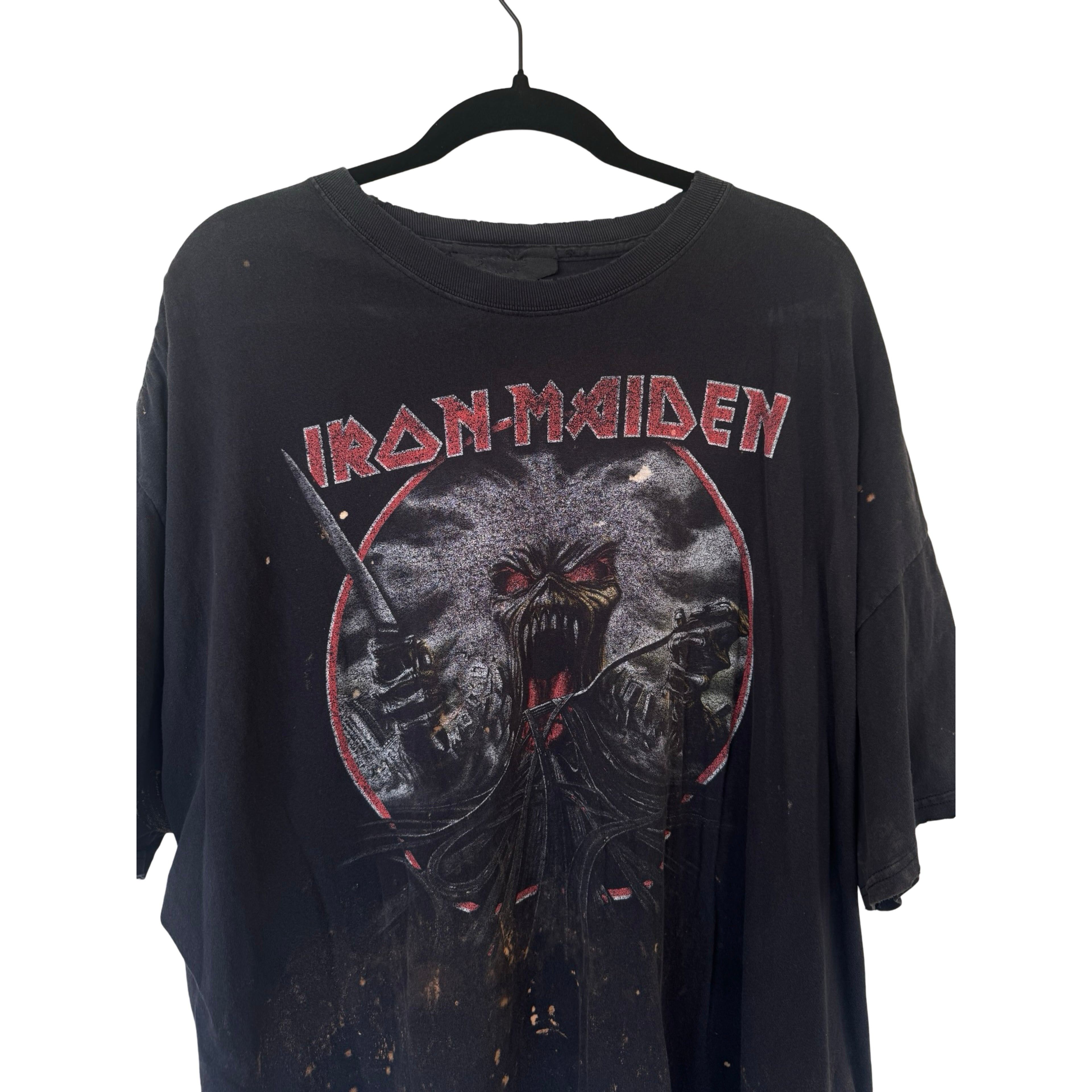 Vintage Iron Madien Final Frontier Tour Thrashed Tee Size US XL / EU 56 / 4 - 4 Thumbnail