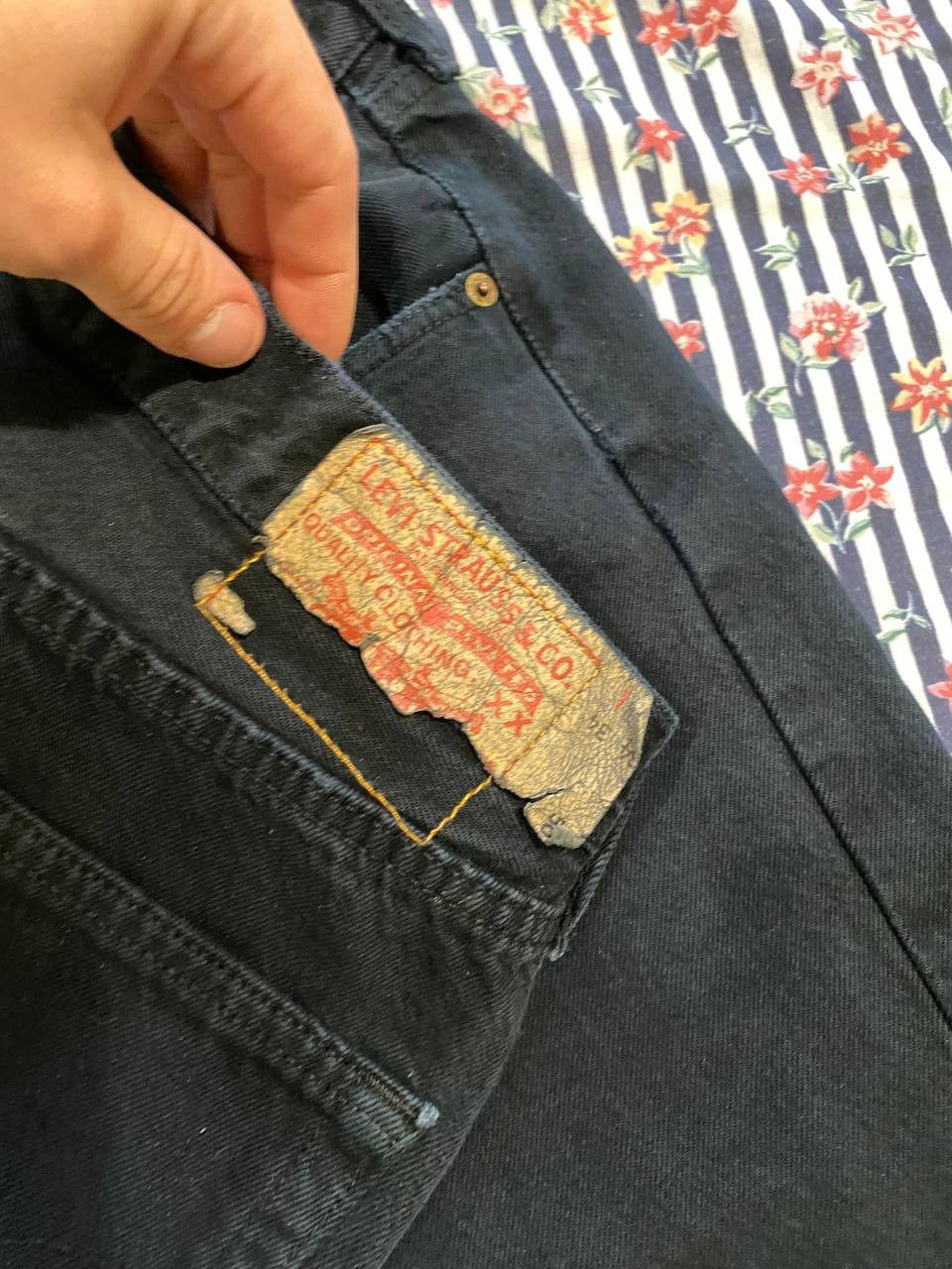 Levi's Levis 501 Regular Fit Jeans Wash Straight Leg Size US 34 / EU 50 - 4 Thumbnail