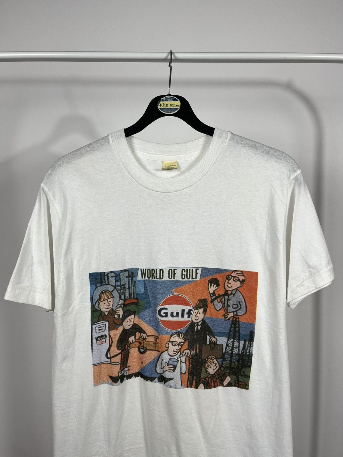 Other Vintage Gulf Oil Promo T-Shirt World of Gulf Made in Ireland Size US XL / EU 56 / 4 - 2 Thumbnail