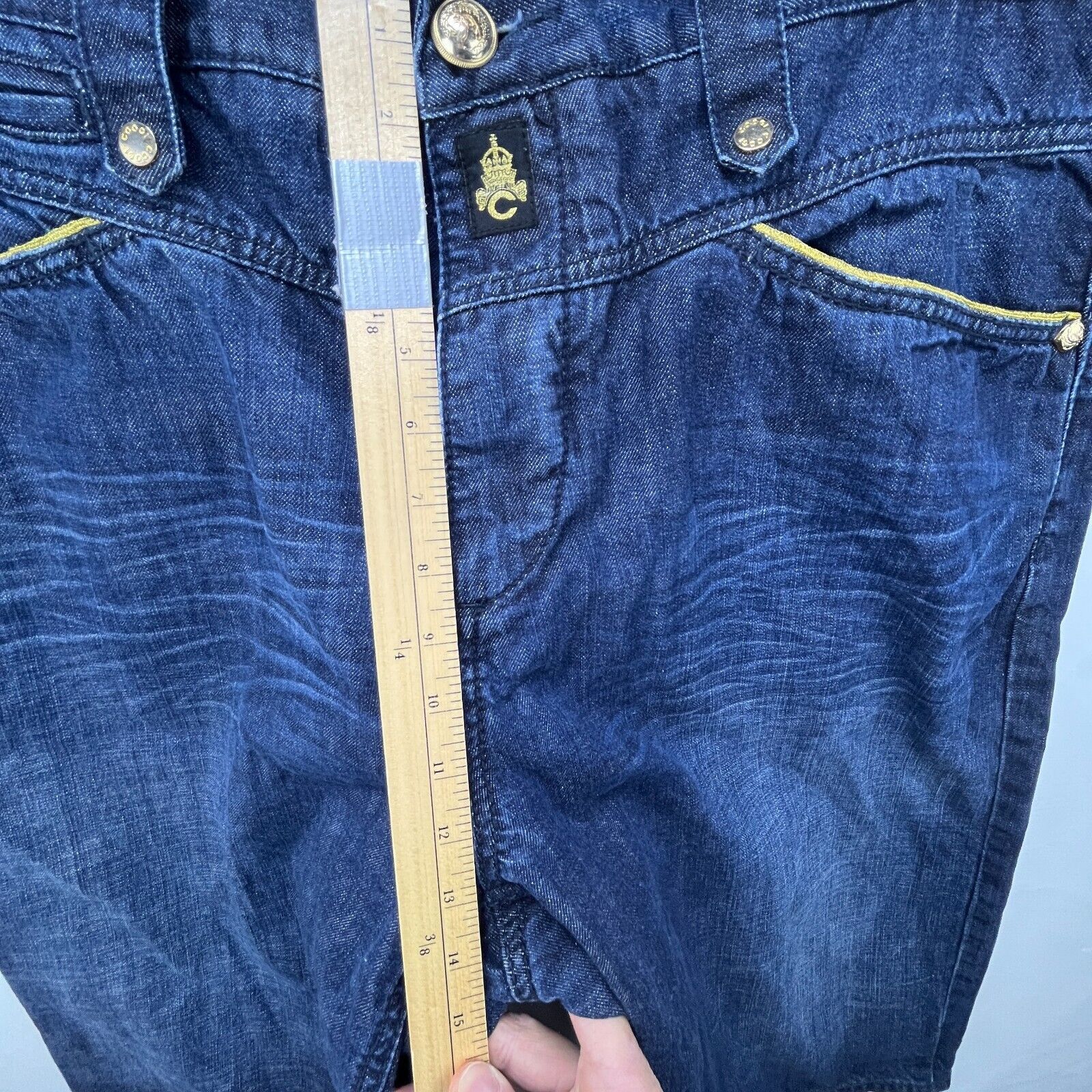 Coogi × Vintage Vintage Y2K Coogi Baggy Denim Jean Shorts 40 HipHop Wide Leg Size US 40 / EU 56 - 14 Thumbnail