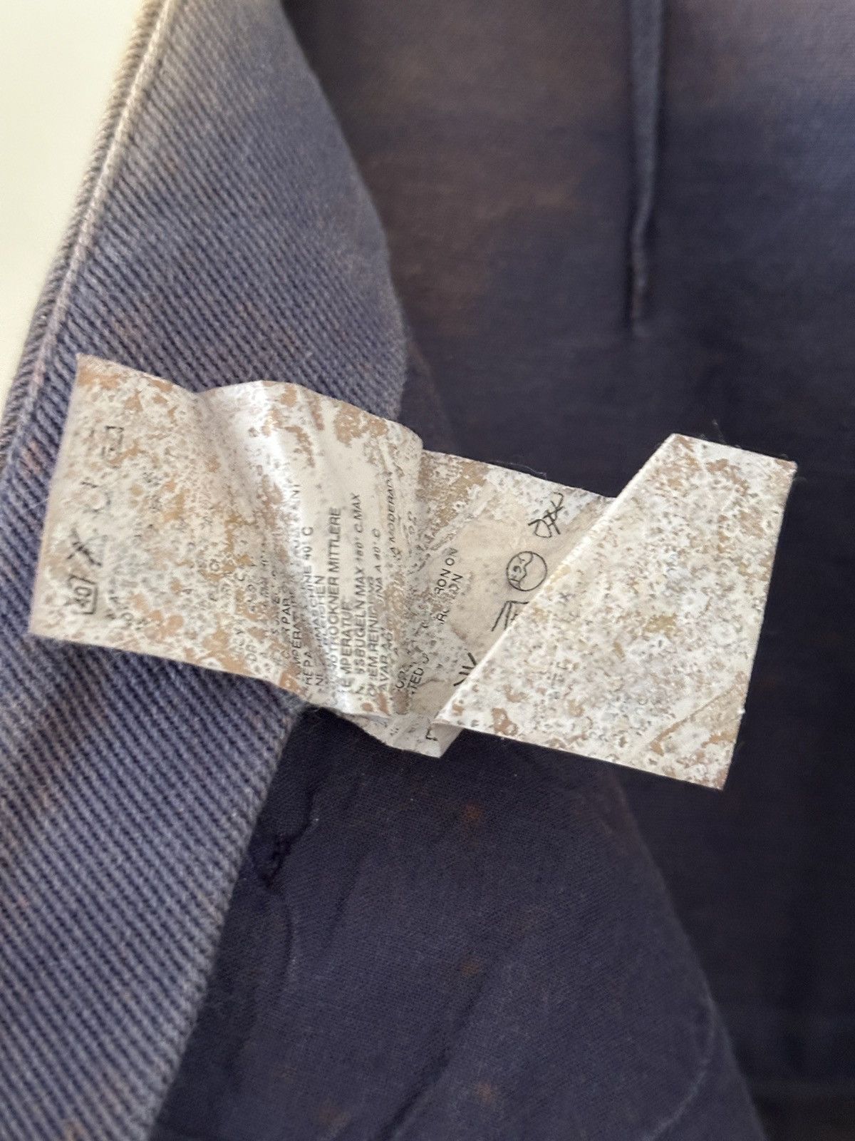 Maison Margiela SS2014 Maison Margiela Blue Sun Faded Pant Size US 32 / EU 48 - 16 Thumbnail