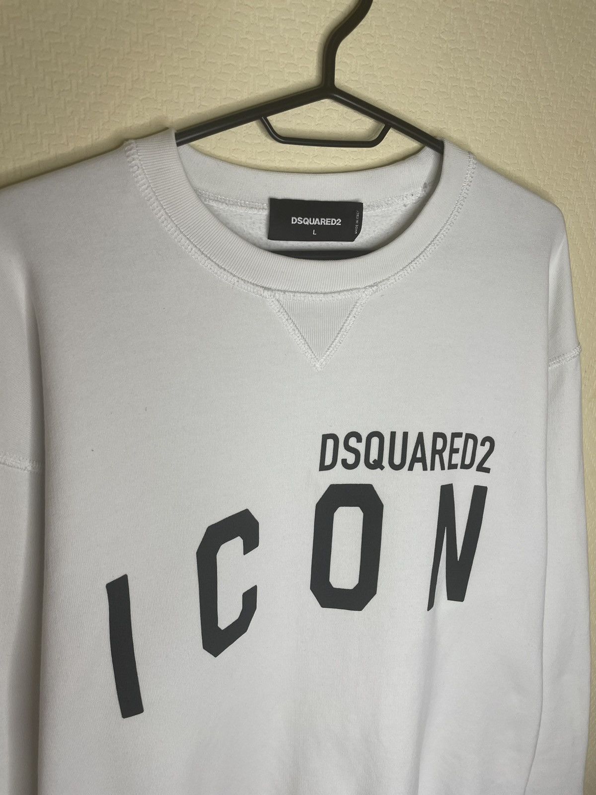 Dsquared2 Dsqured2 ICON men’s white sweatshirt Size US L / EU 52-54 / 3 - 5 Thumbnail