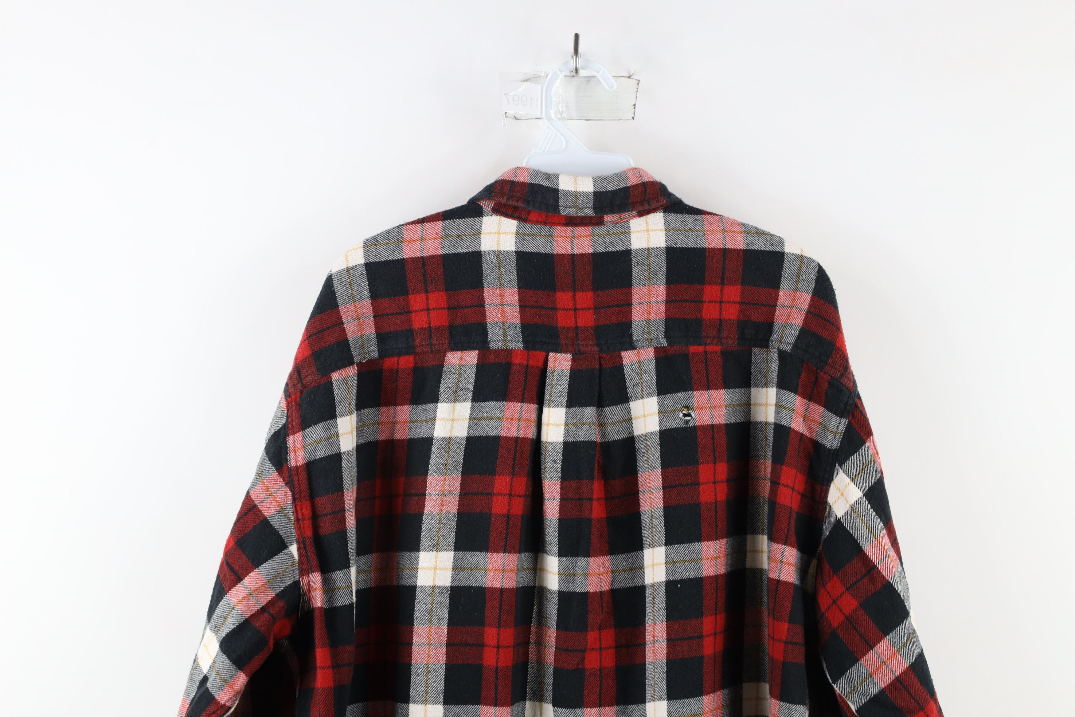 J.Crew × Vintage Vintage 90s J Crew Flannel Collared Button Down Shirt Plaid Size US L / EU 52-54 / 3 - 13 Thumbnail
