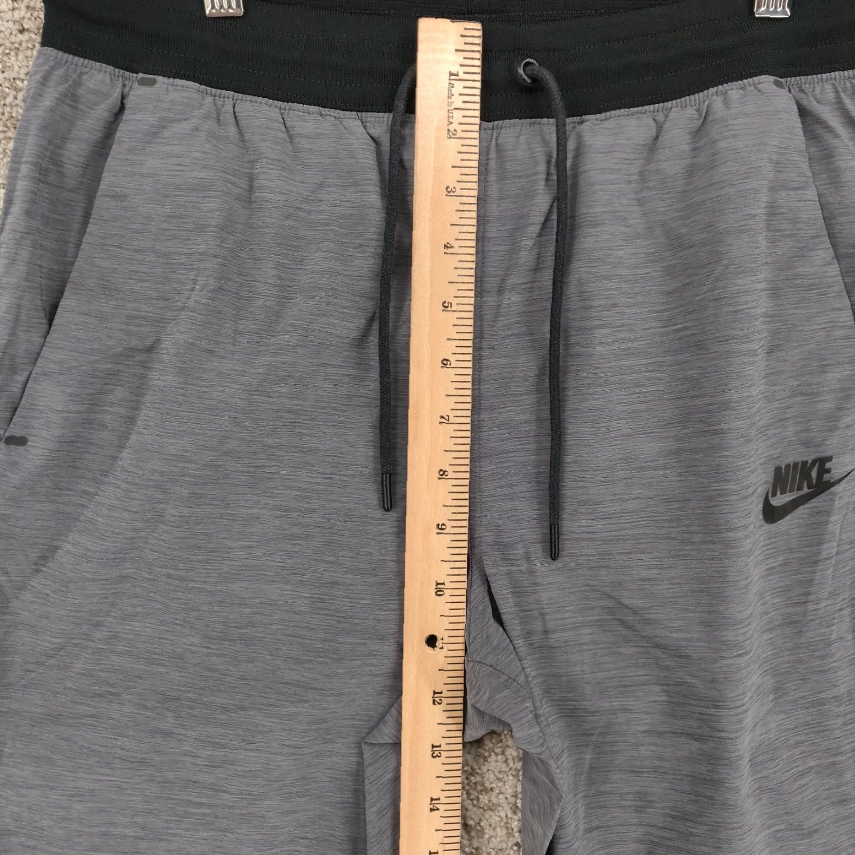 Nike Nike Jogger Pants Women Small Gray Bonded Woven Lightweight Elastic Waist Pockets Nike Dri-FIT Casual Activewear 90s? Size 28" / US 6 / IT 42 - 3 Thumbnail