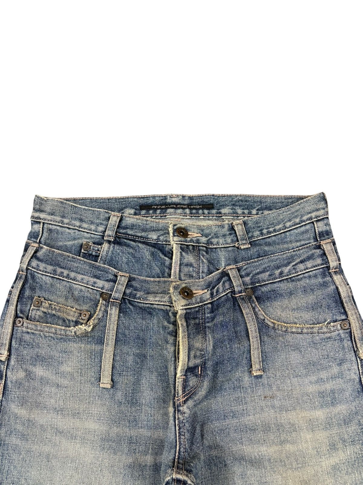 Japanese Brand Vintage Japanese Brand Double Waist Mud Wash Distressed Jean Size US 30 / EU 46 - 4 Thumbnail