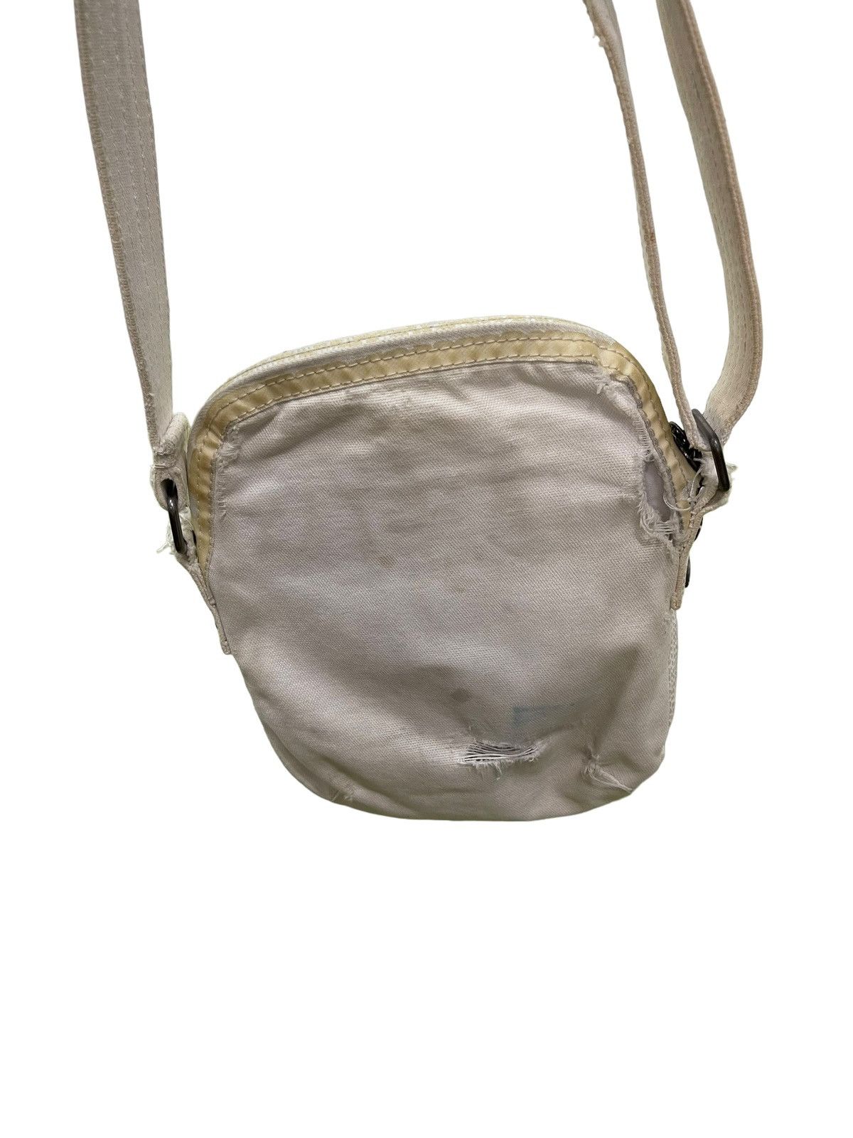 Diesel Cross Body Y2K Diesel Industries Distress Cotton Bag 1🟩 Size ONE SIZE - 4 Thumbnail