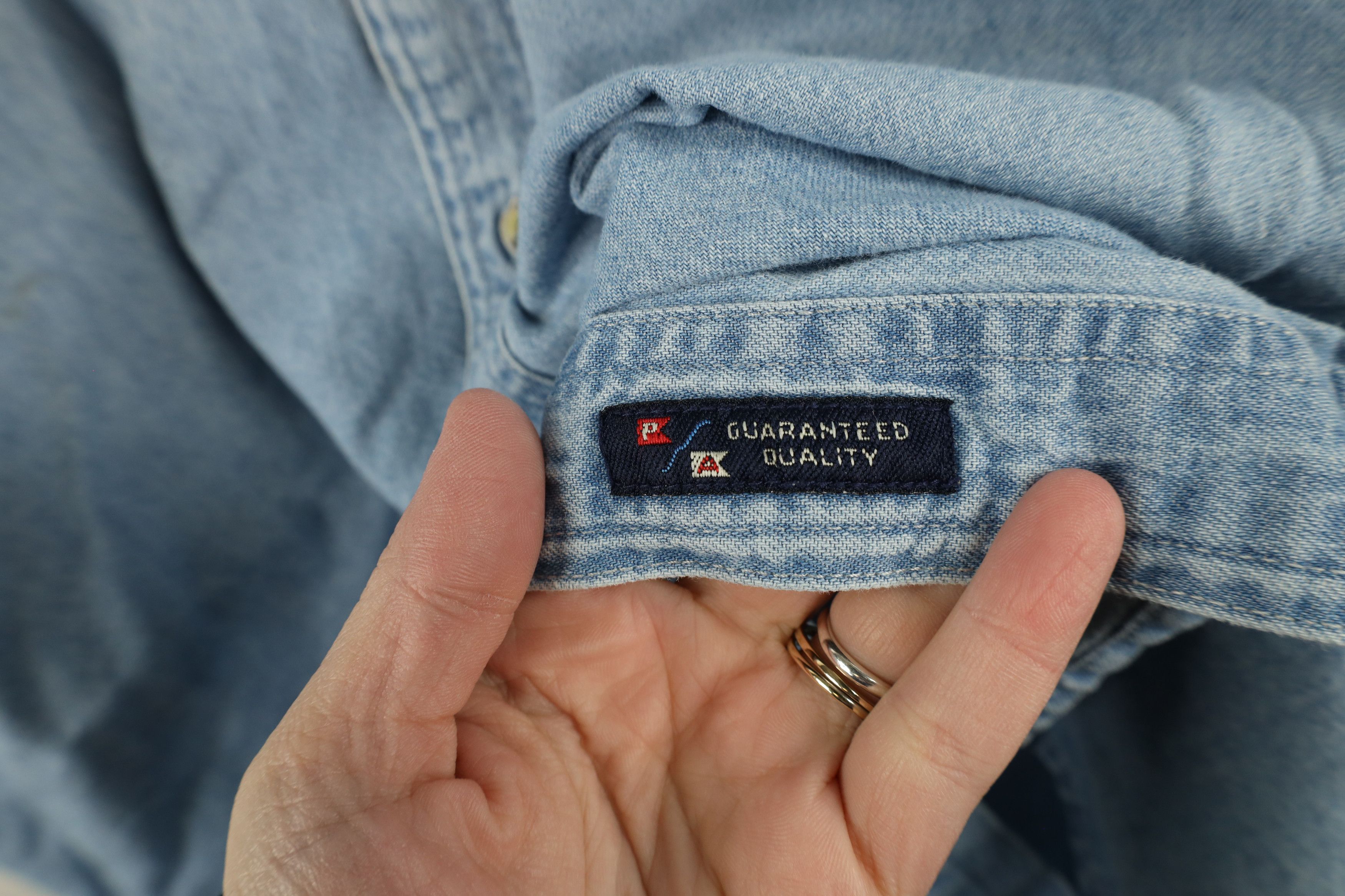 Vintage Vintage Y2K 2009 German American Festival Denim Button Shirt Size US XXL / EU 58 / 5 - 7 Thumbnail