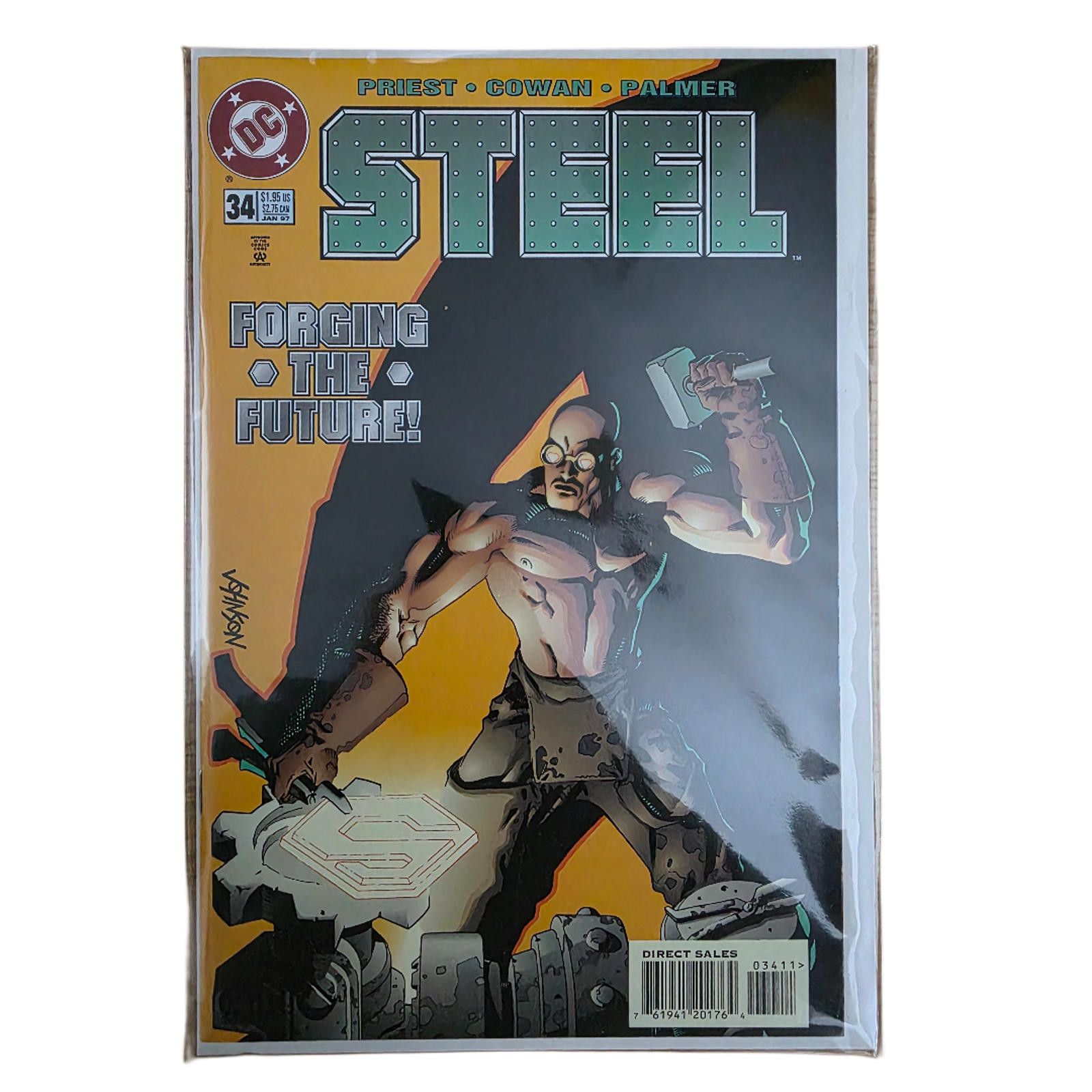 DC Comics Steel #34 1997 John Henry Irons DC Comics Comic (C) Size ONE SIZE - 4 Thumbnail