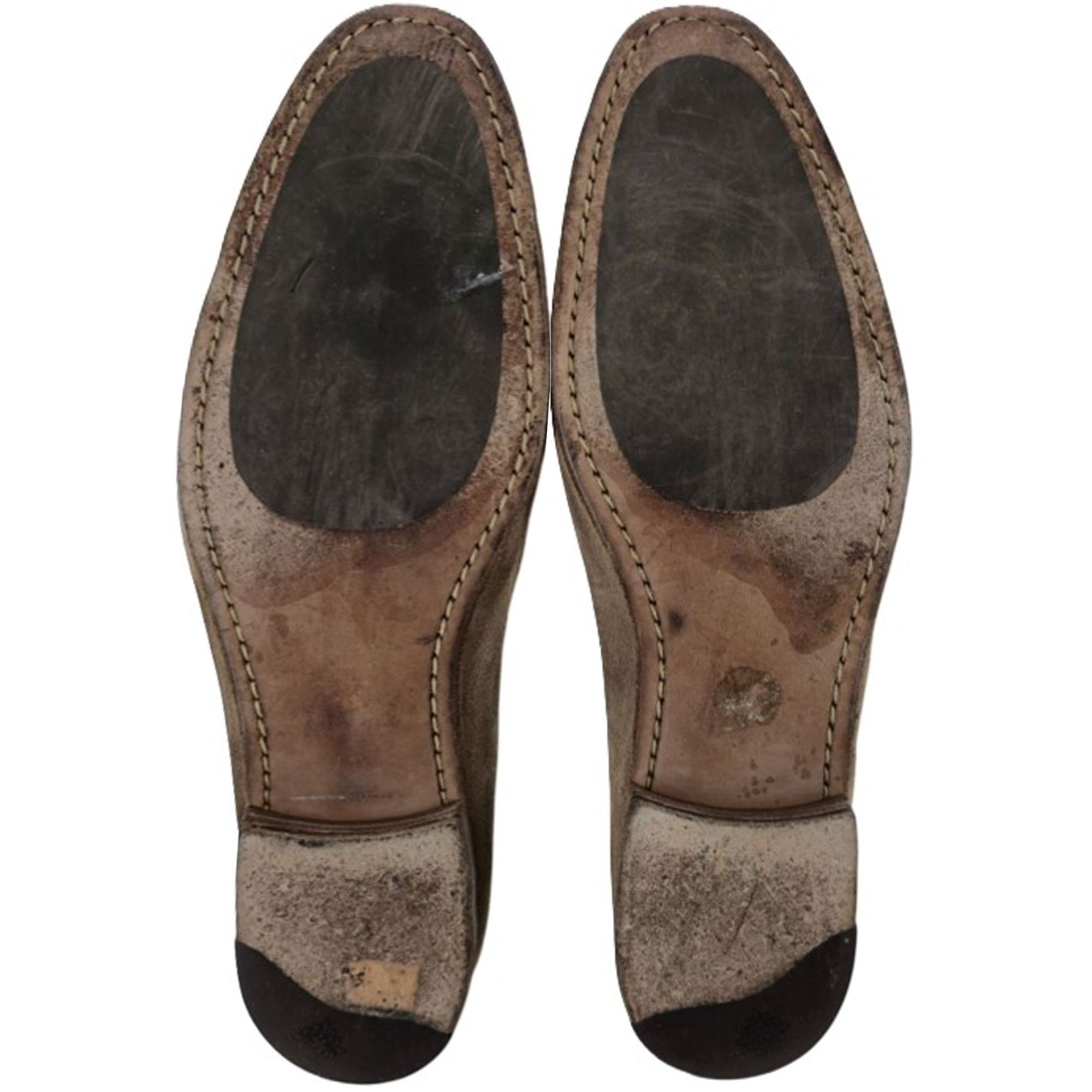 Other Andrea Ventura Firenze Mens 8.5D Tan Soft Suede Dress Shoes Size US 8.5 / EU 41-42 - 3 Thumbnail