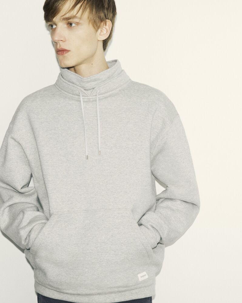 Saint Laurent Paris o1b1hav111125 795387 High-Neck Sweatshirt & Hoodie Size US XL / EU 56 / 4 - 2 Thumbnail