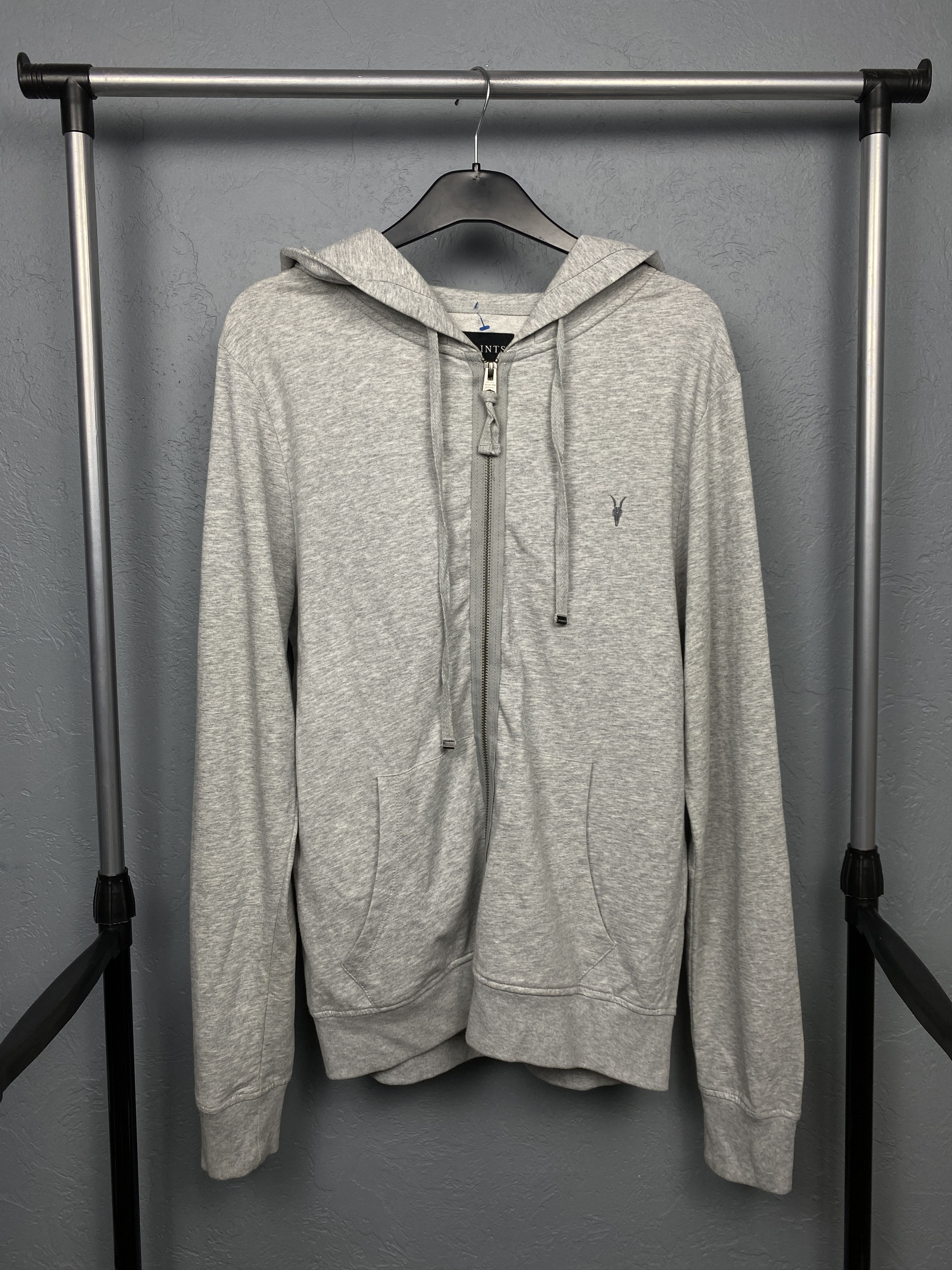Allsaints × Vintage Allsaints Vintage Mens Orian Zip Hoodie Size US S / EU 44-46 / 1 - 1 Thumbnail