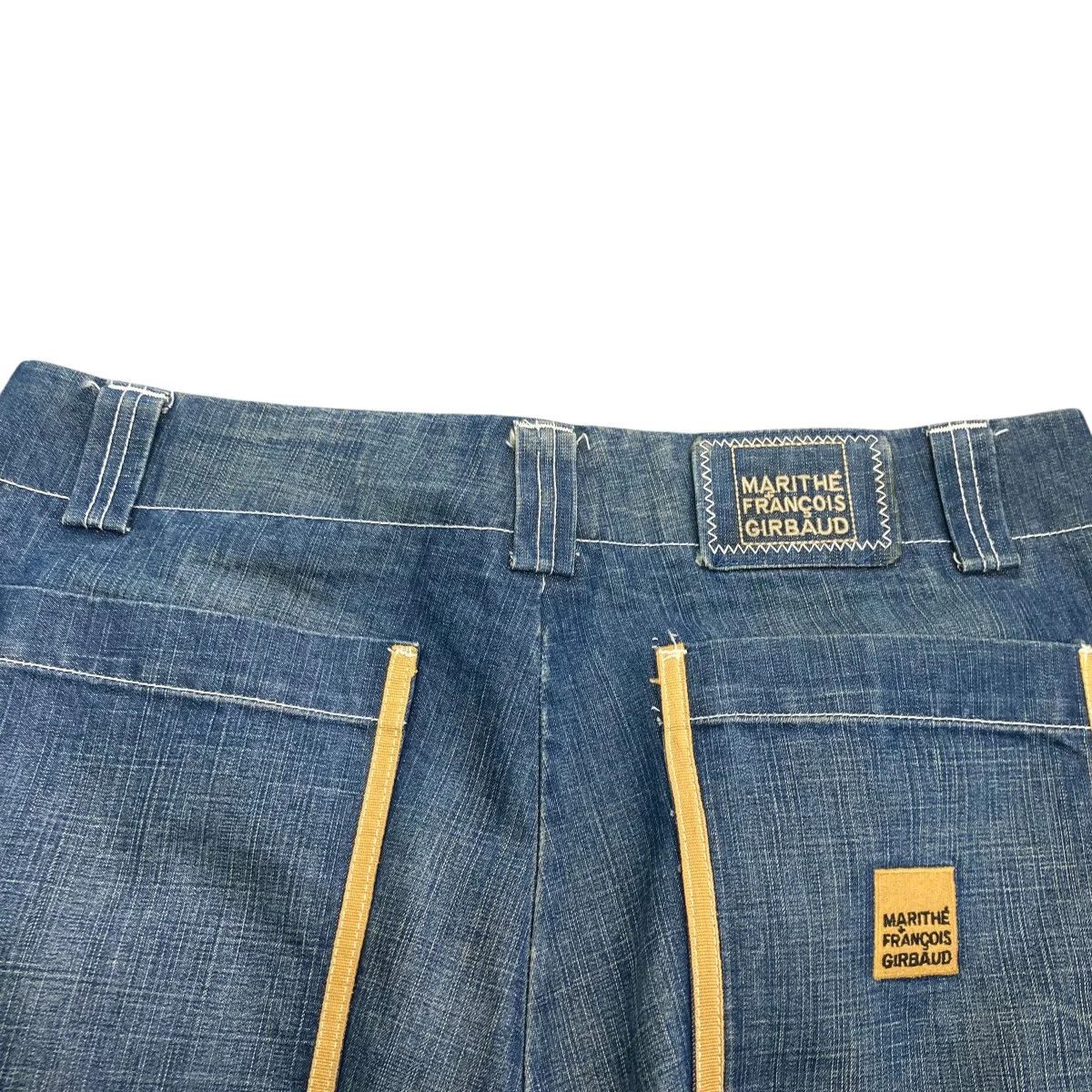 Marithe + Francois Girbaud 90's Denim Shuttle Pants Size US 34 / EU 50 - 4 Thumbnail