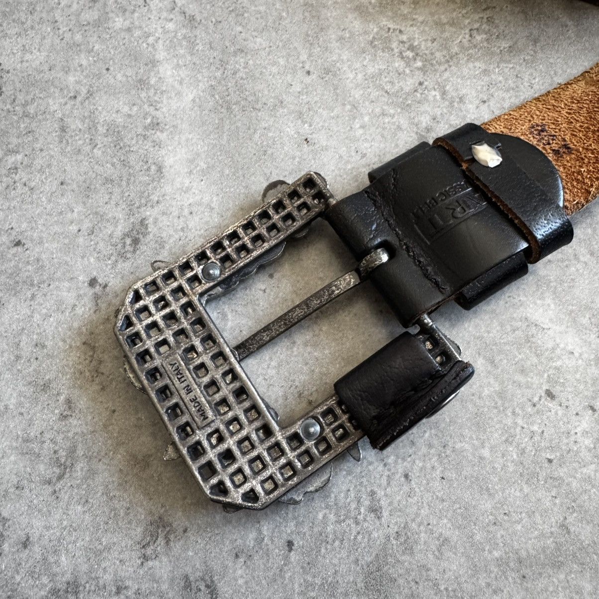 Leather Art Classic Leather Avant Garde Belt Hand Made in Italy Size ONE SIZE - 4 Thumbnail
