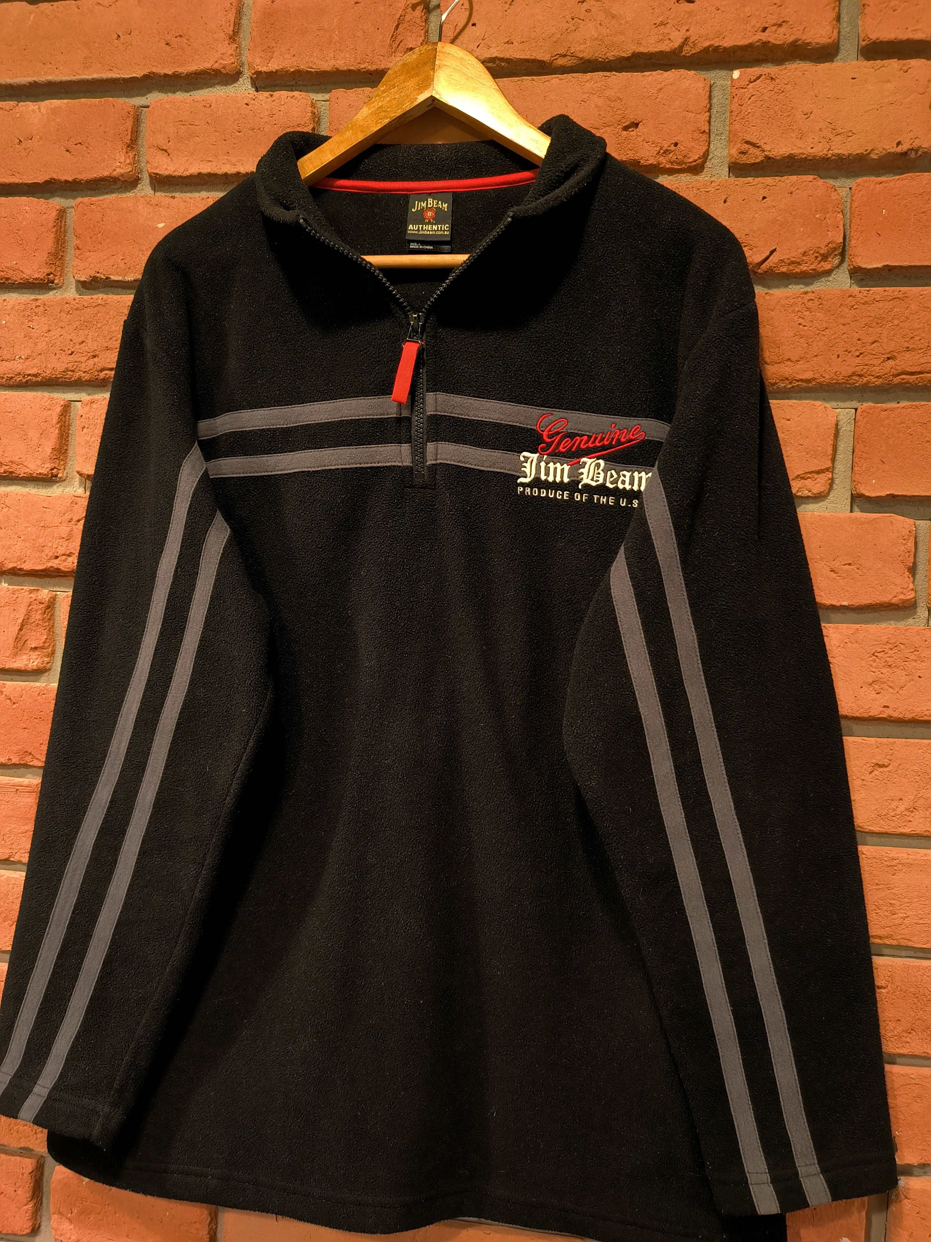 Vintage Vintage Jim Beam Fleece Sweatshirt Zip 2008 Size US XL / EU 56 / 4 - 5 Thumbnail