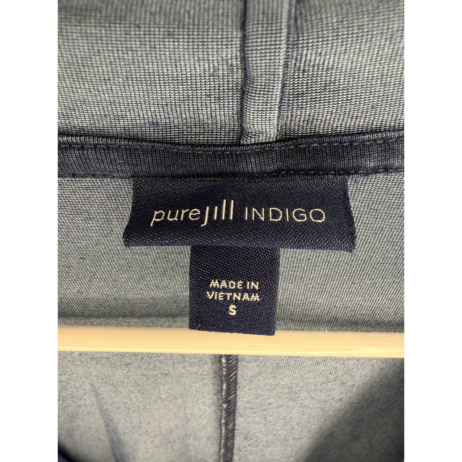 Other Pure Jill Indigo Denim Cardigan Sweater Blue Women's Size S Size S / US 4 / IT 40 - 4 Thumbnail
