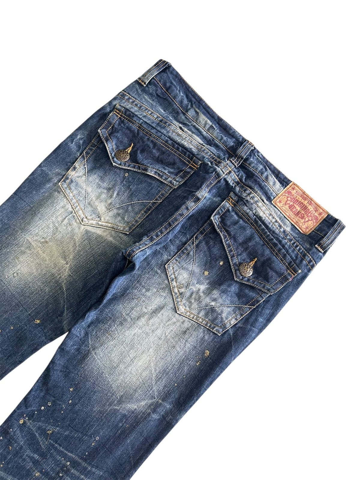 Japanese Brand × Vintage Vintage Japanese Distressed Denim Skull Patches Jeans Size US 35 - 9 Thumbnail