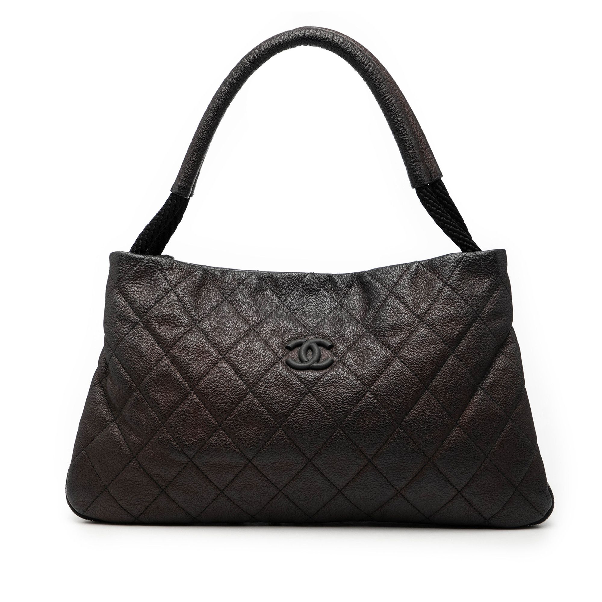 Chanel Medium Quilted Calfskin Yacht Expandable Zip Tote