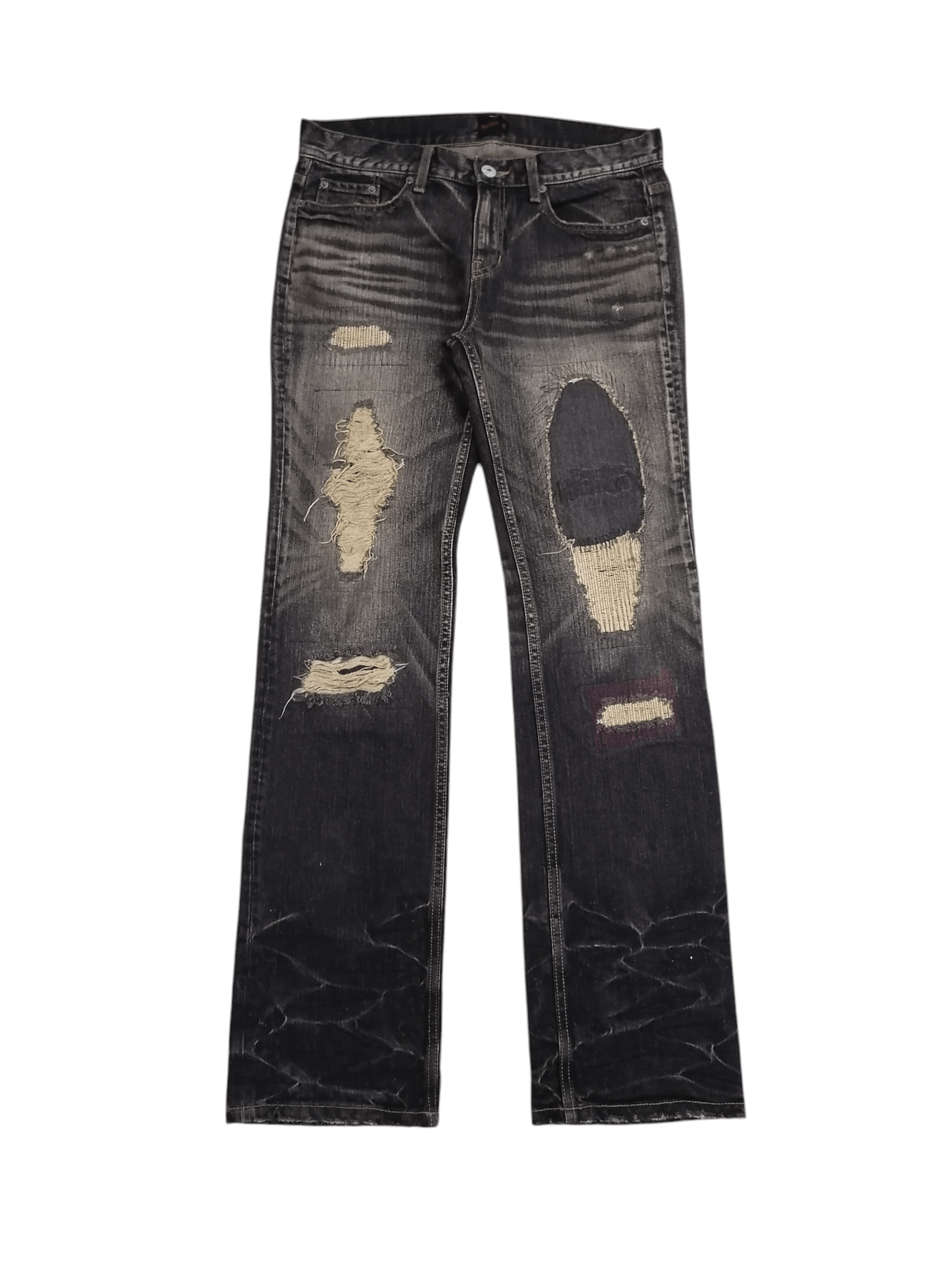 Japanese Brand Jackrose Japan Distressed Erd Denim Pants Size US 33 - 1 Thumbnail