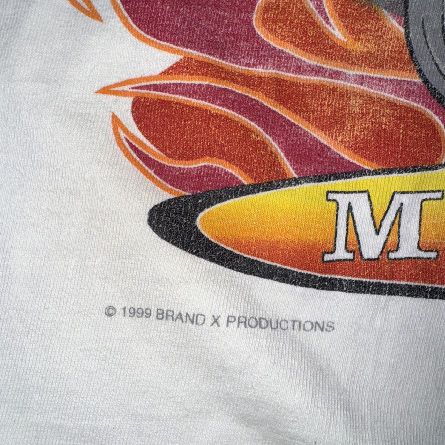 Vintage VINTAGE Mustang T-Shirt White XL Mens 1999 Muscle Car 23x28 Size US XL / EU 56 / 4 - 3 Thumbnail