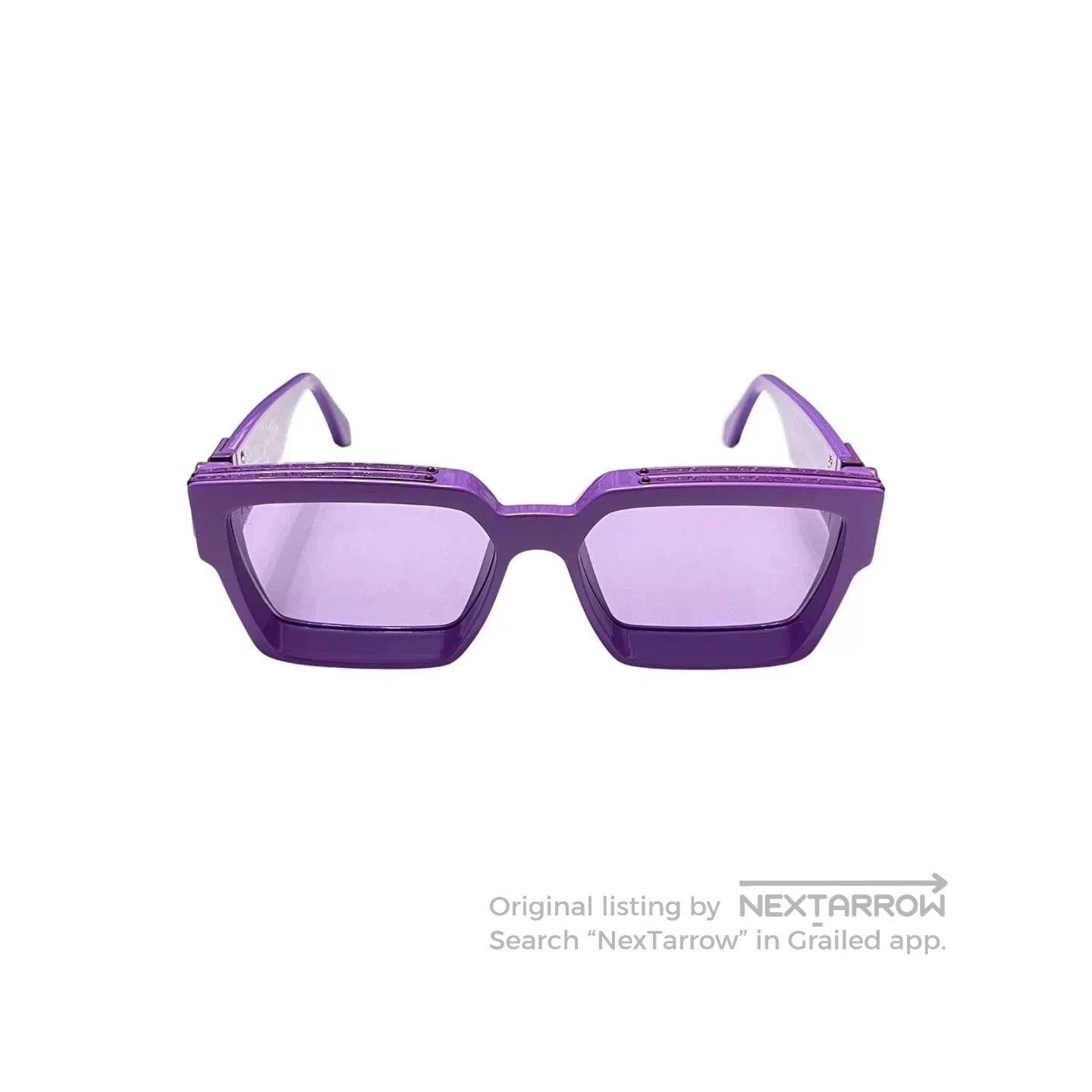Louis Vuitton Louis Vuitton Purple Millionaire Sunglasses. Size ONE SIZE - 3 Thumbnail