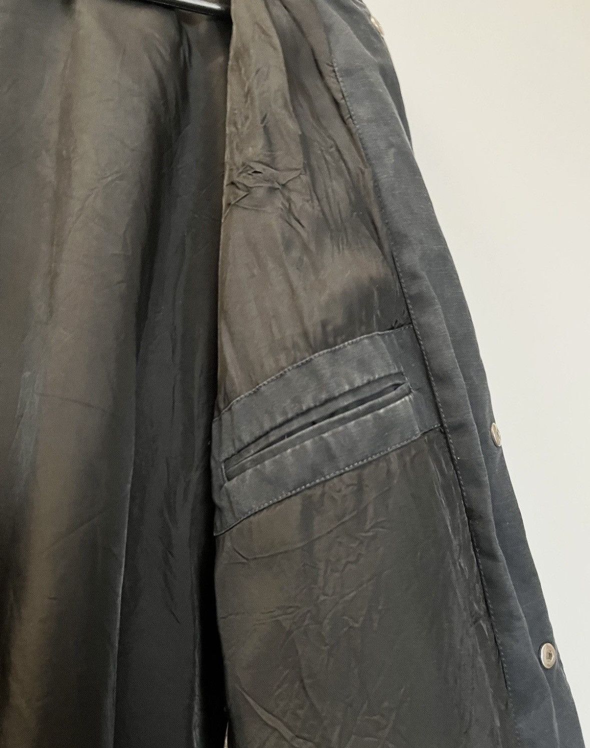 A.P.C. × Japanese Brand 🇯🇵A.P.C Navy Kenickie Teddy Dark Navy Bomber Jacket Size US L / EU 52-54 / 3 - 7 Thumbnail