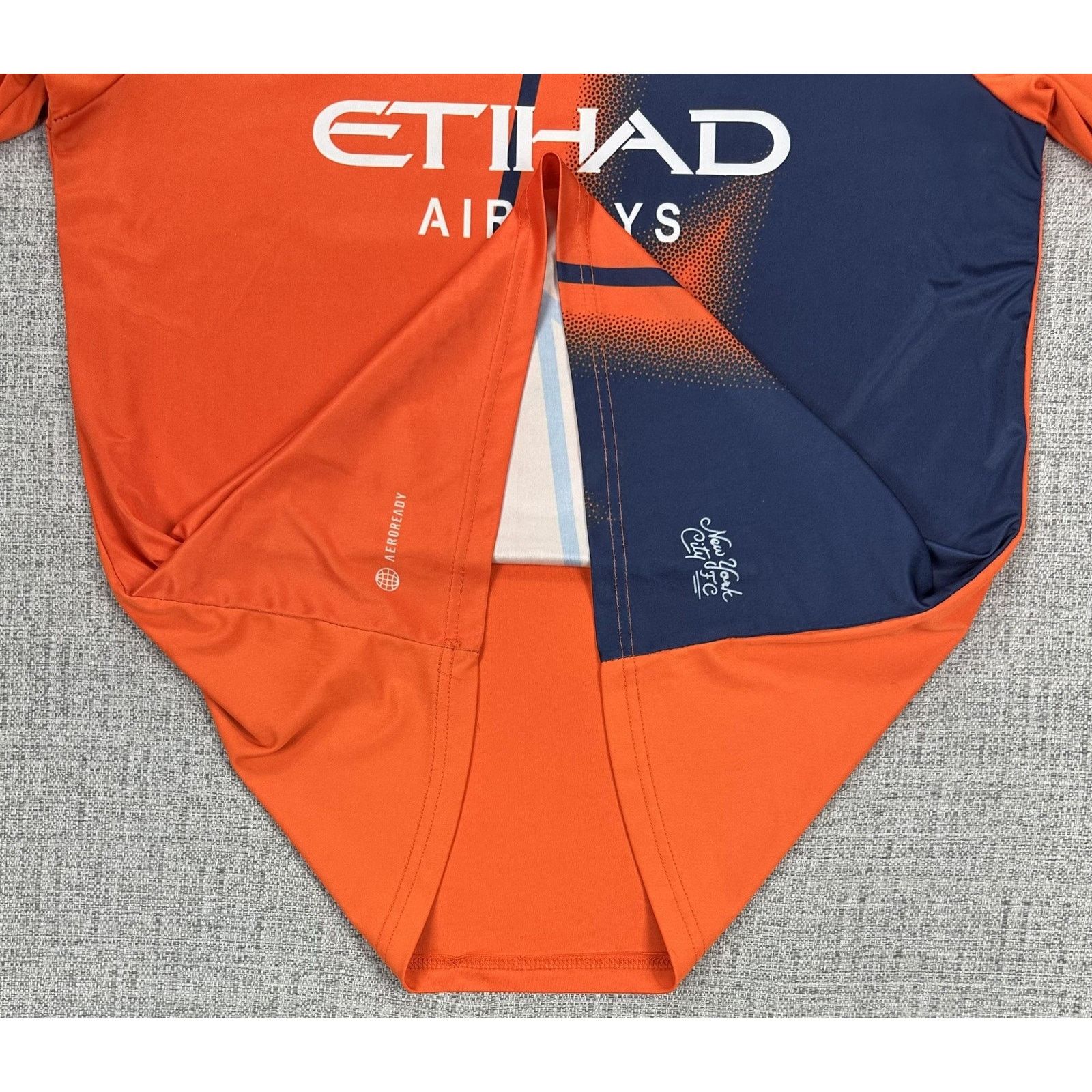 Adidas New York City Jersey Sz L MLS Soccer Adidas Etihad Martins Size US L / EU 52-54 / 3 - 5 Thumbnail