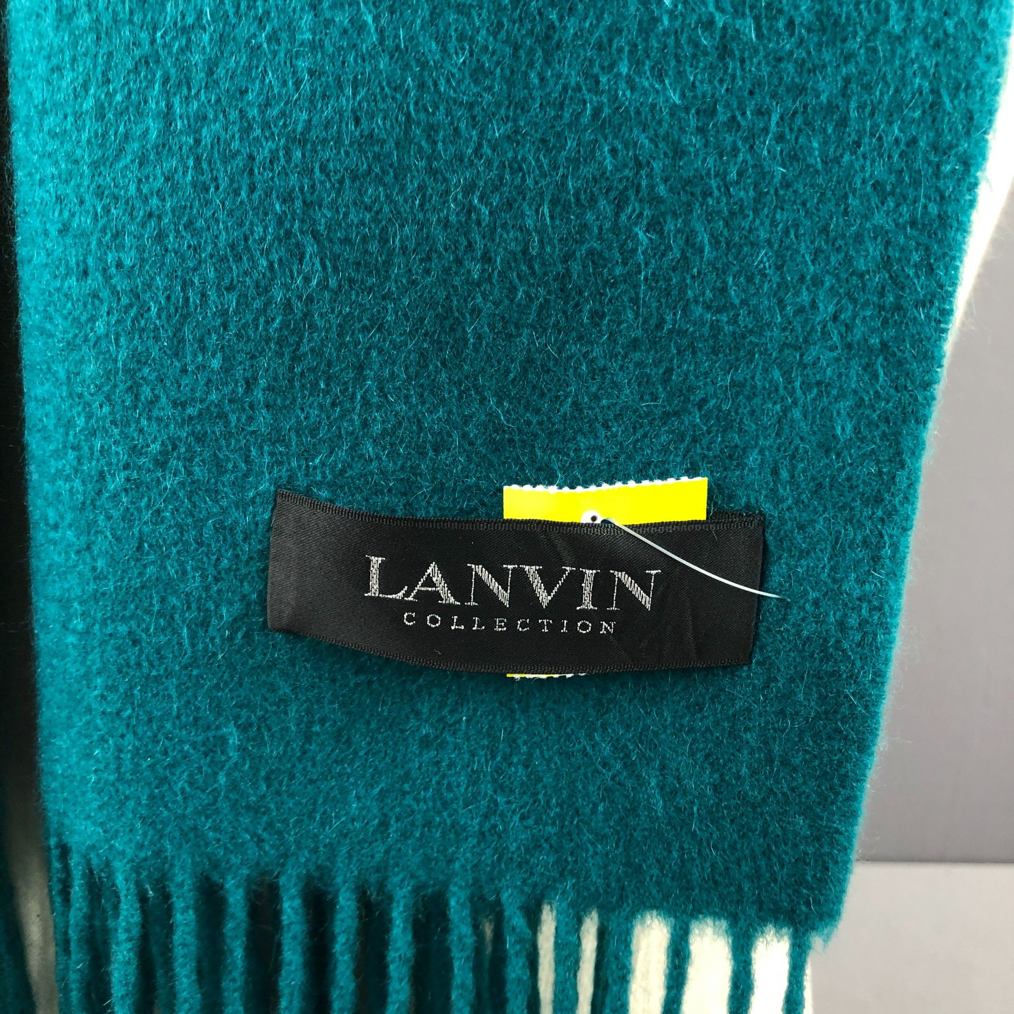 Lanvin Vintage Lanvin Scarf Muffler Wool Cashmere Scarves Size ONE SIZE - 5 Thumbnail