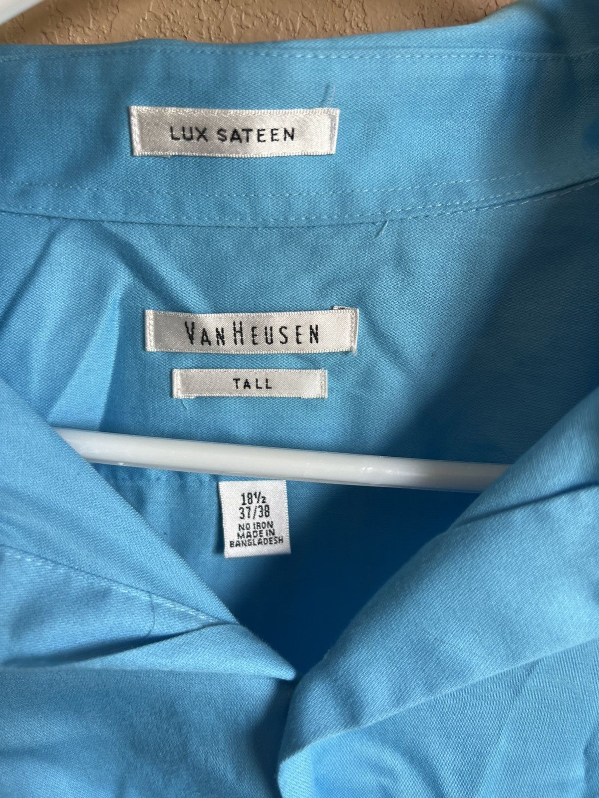 Van Heusen Van Heusen Light Blue Long Sleeve Button Down - Tall Size US L / EU 52-54 / 3 - 2 Thumbnail