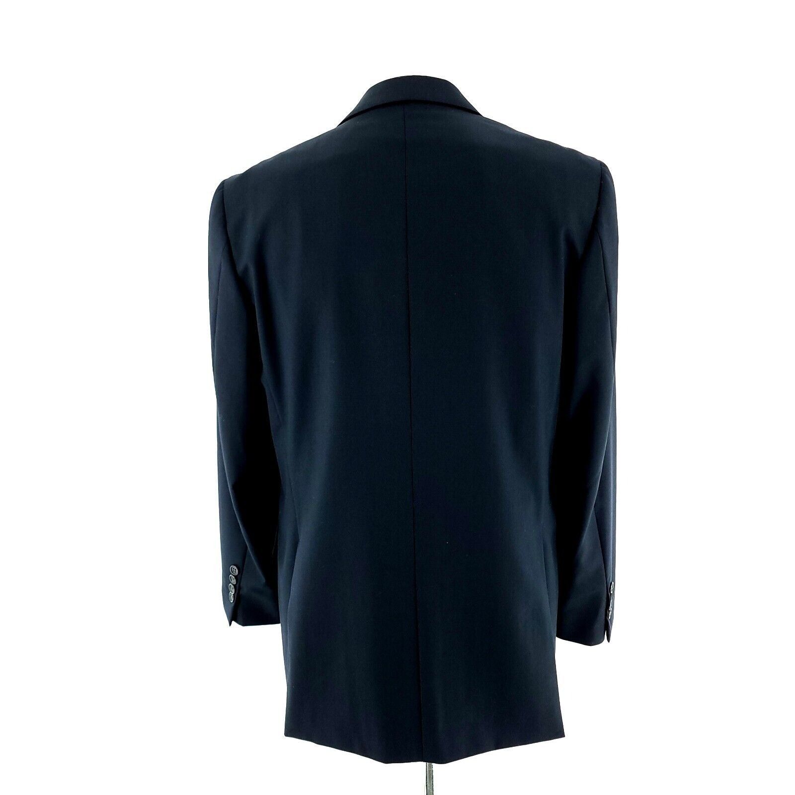 Joseph Abboud Joseph Abboud Collection Wool 2 Button Blazer 40R Blue Size 40R - 6 Thumbnail