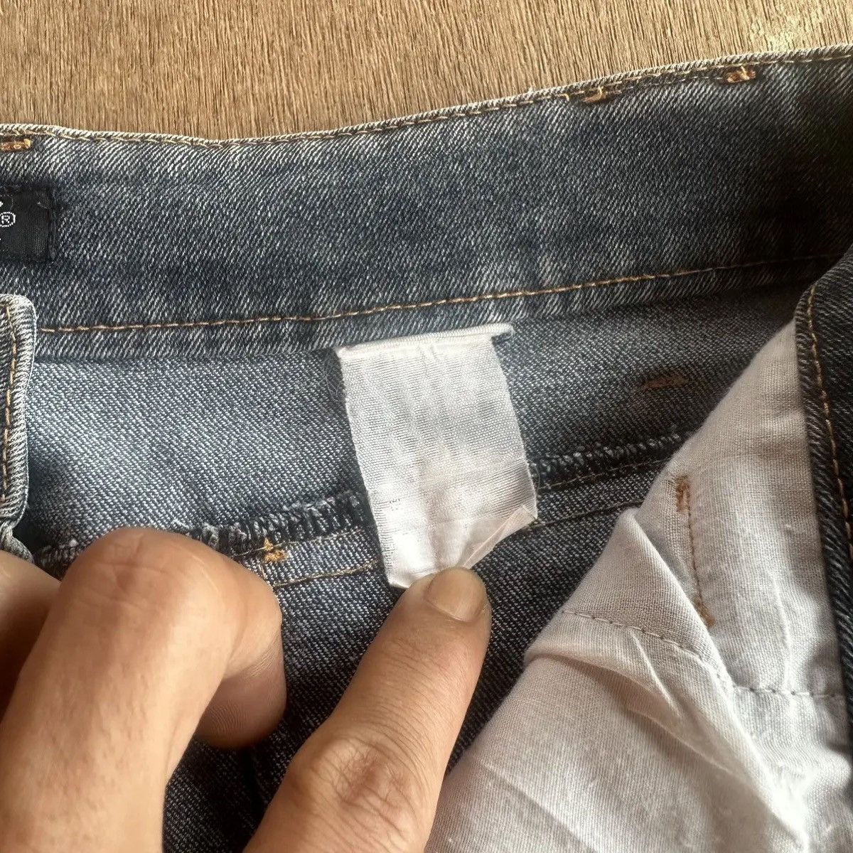 Japanese Brand FLARE/BOOTCUT🔥FULLHEART Jean JapaneseBrand Double Bone Pant Size 29" - 8 Thumbnail