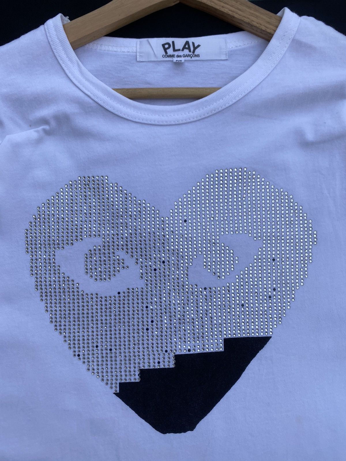 Comme des Garcons Rare Comme Des Garcons CDG Play Swarovski Tee Size US S / EU 44-46 / 1 - 7 Thumbnail
