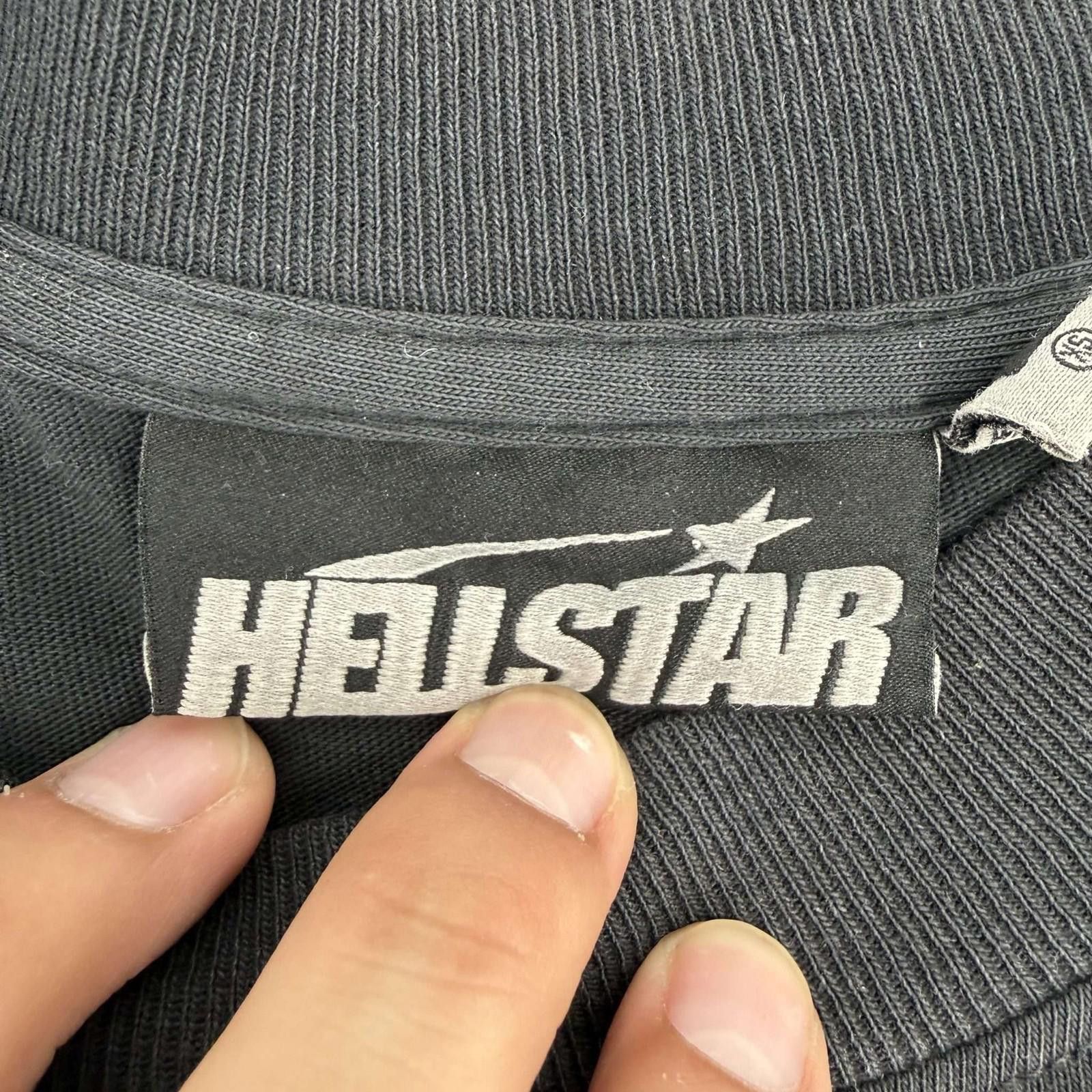 HELLSTAR Hellstar Cursive Black Logo Longsleeve XS New Size US XS / EU 42 / 0 - 5 Thumbnail